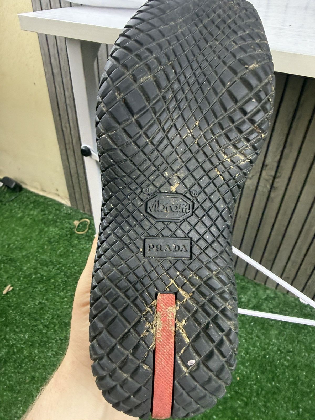 Prada 2000s Vibram soul Prada hiking sneaker, suede Size US 5.5 / EU 38 - 4 Thumbnail