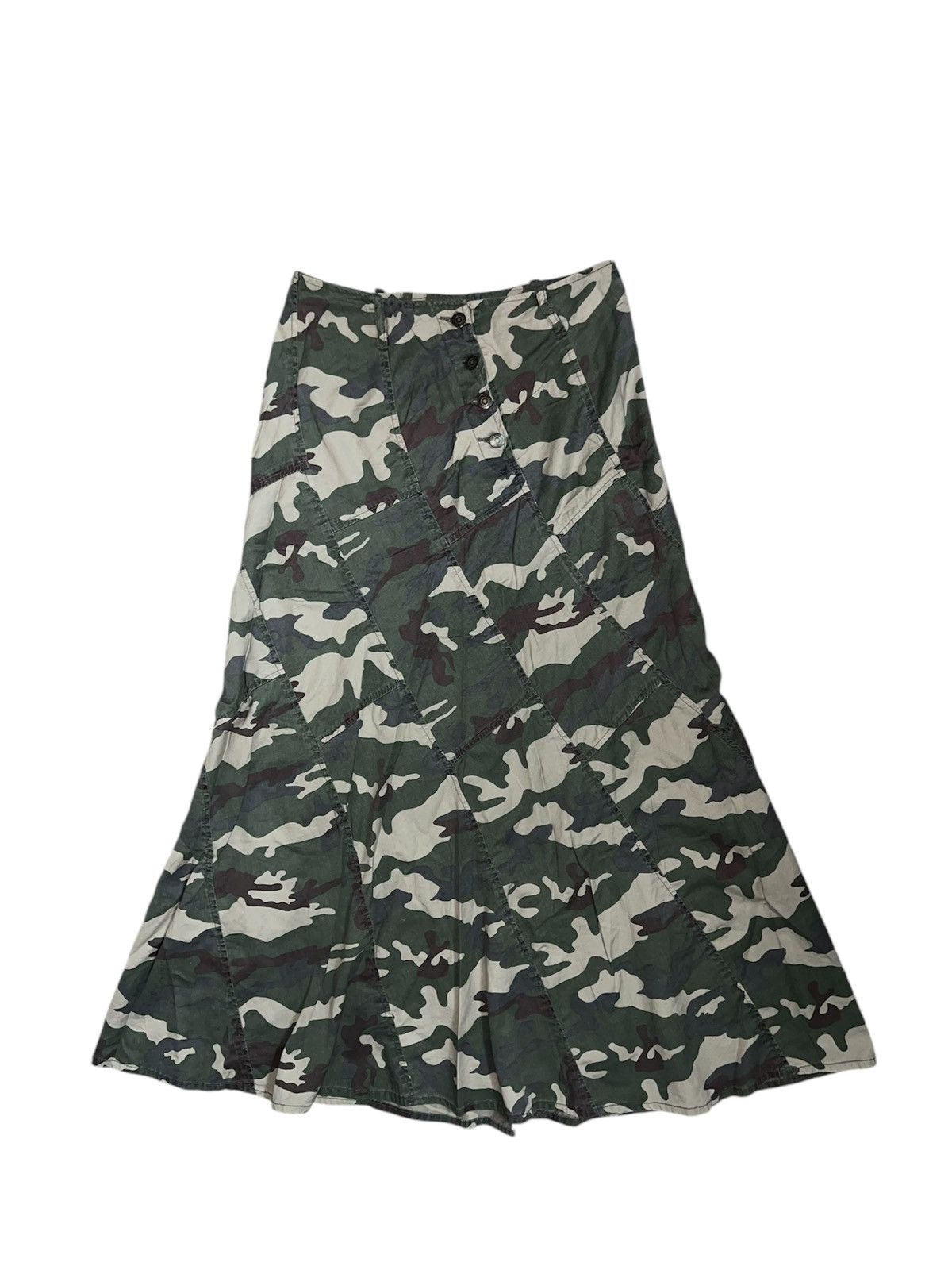 Japanese Brand Camo mermaid long skirt🧜🏻‍♀️ Size 27" / US 4 / IT 40 - 2 Thumbnail