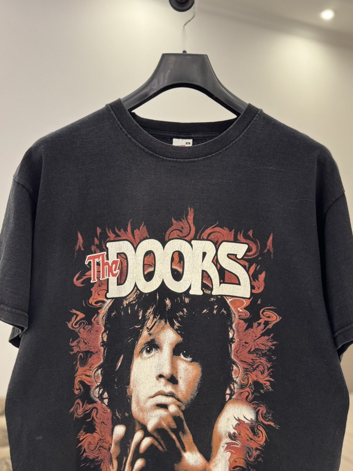 Band Tees Vintage 90s The Doors Jim Morrison Printed Band T Shirt Tee Size US XL / EU 56 / 4 - 5 Thumbnail