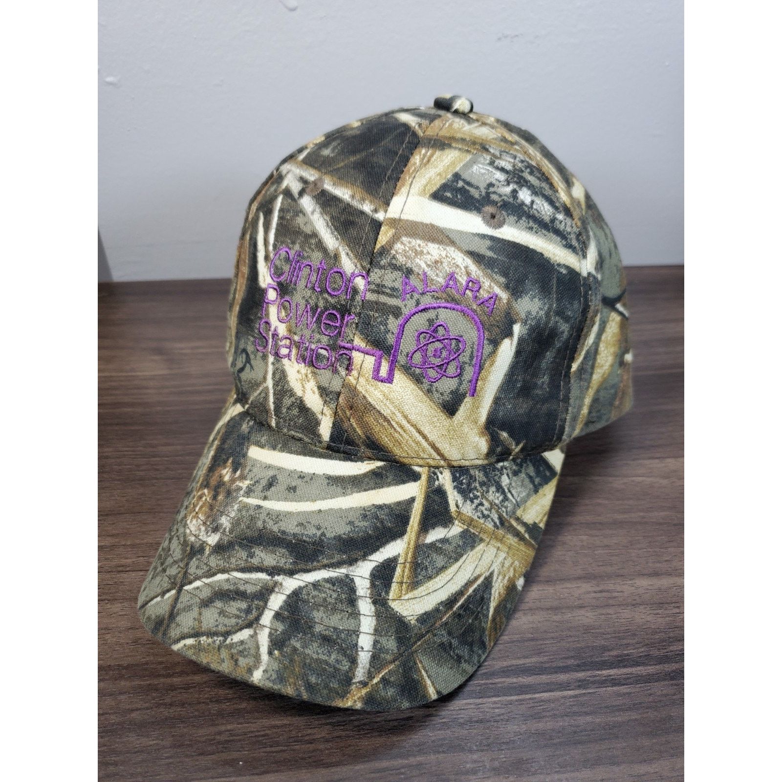 Realtree × Vintage Clinton Power Station Nuclear Power Hat Camo Cap ALARA Size ONE SIZE - 1 Thumbnail