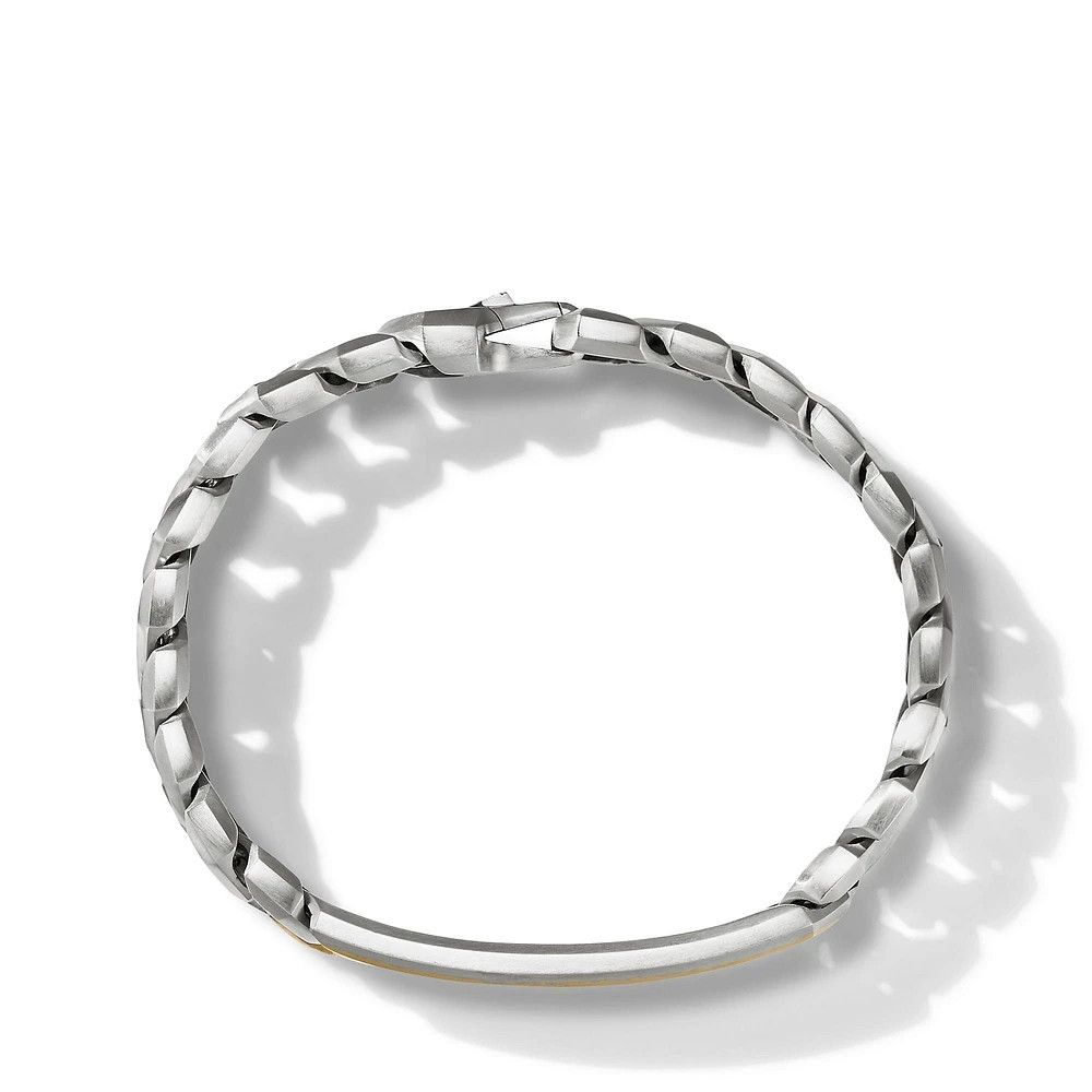 David Yurman o1w1db10325 Size:OS/Curb Chain Angular Bracelet in Silver Size ONE SIZE - 2 Thumbnail
