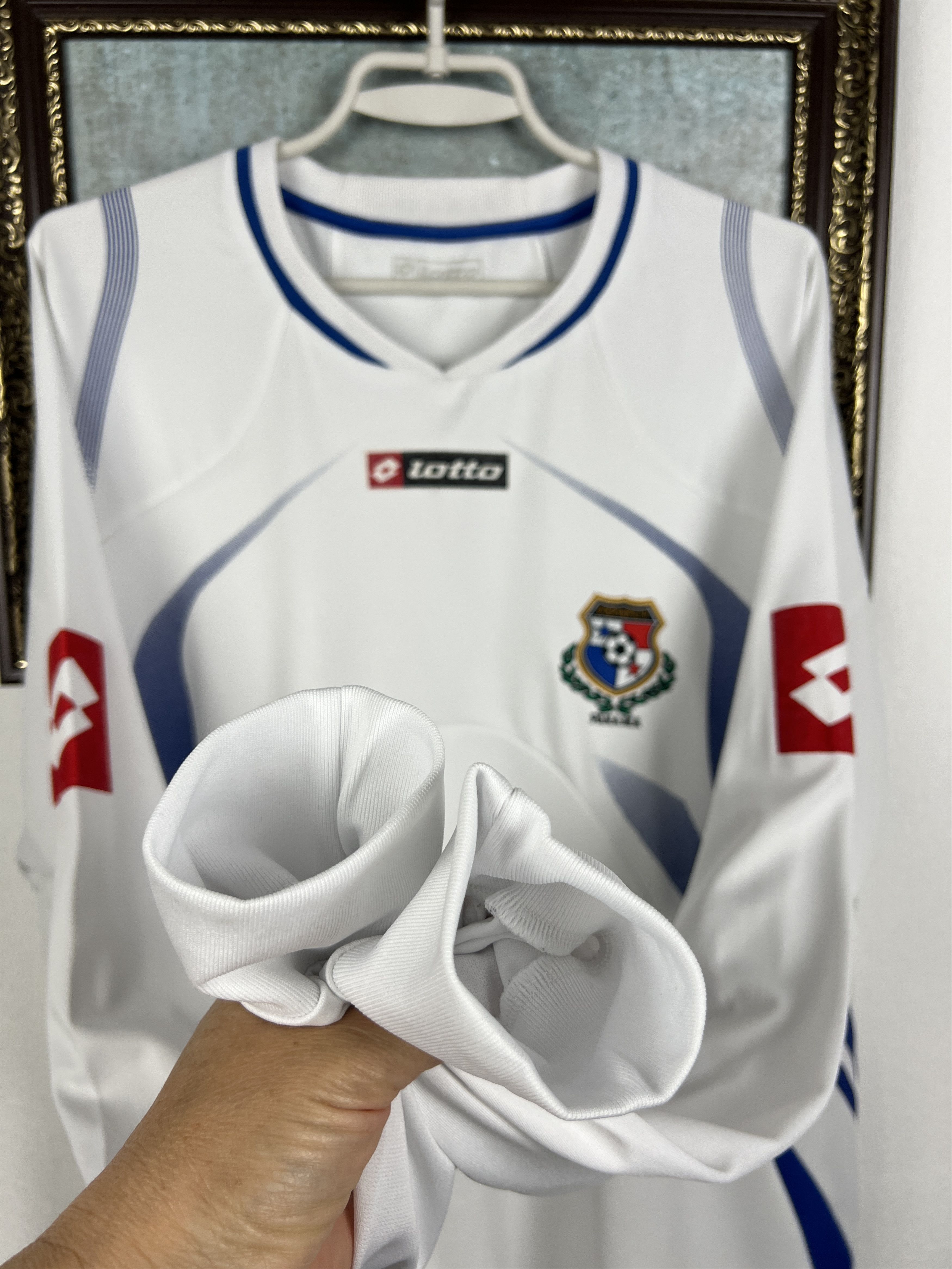 Lotto Sport Panama Football Shirt Soccer Lotto Long Sleeve Jersey Trikot Size US XL / EU 56 / 4 - 6 Thumbnail