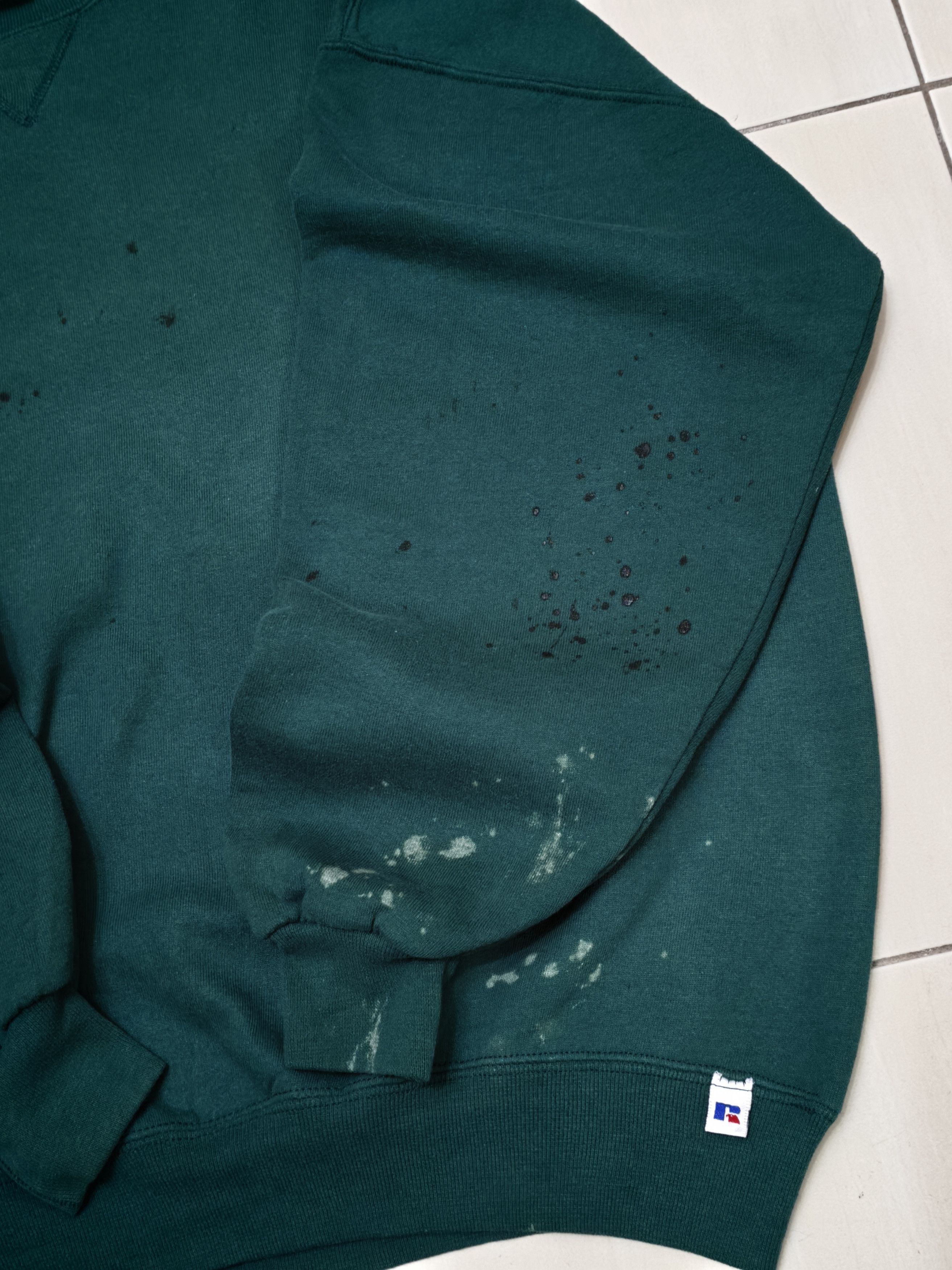 Russell Athletic Vintage Russell Athletic Distressed Boxy Hoodie Size US L / EU 52-54 / 3 - 5 Thumbnail