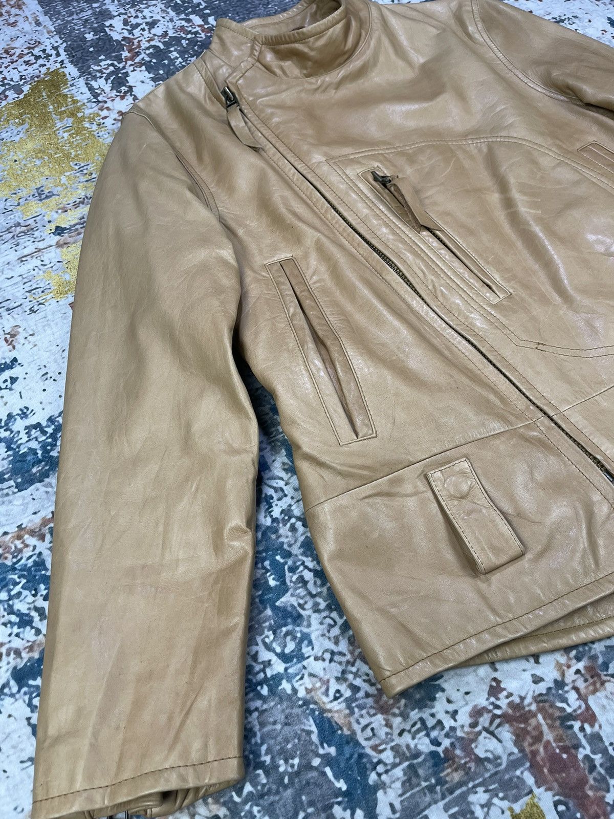 Genuine Leather Crow’s Nest Assymetric Rider Leather Jackets Size US M / EU 48-50 / 2 - 5 Thumbnail