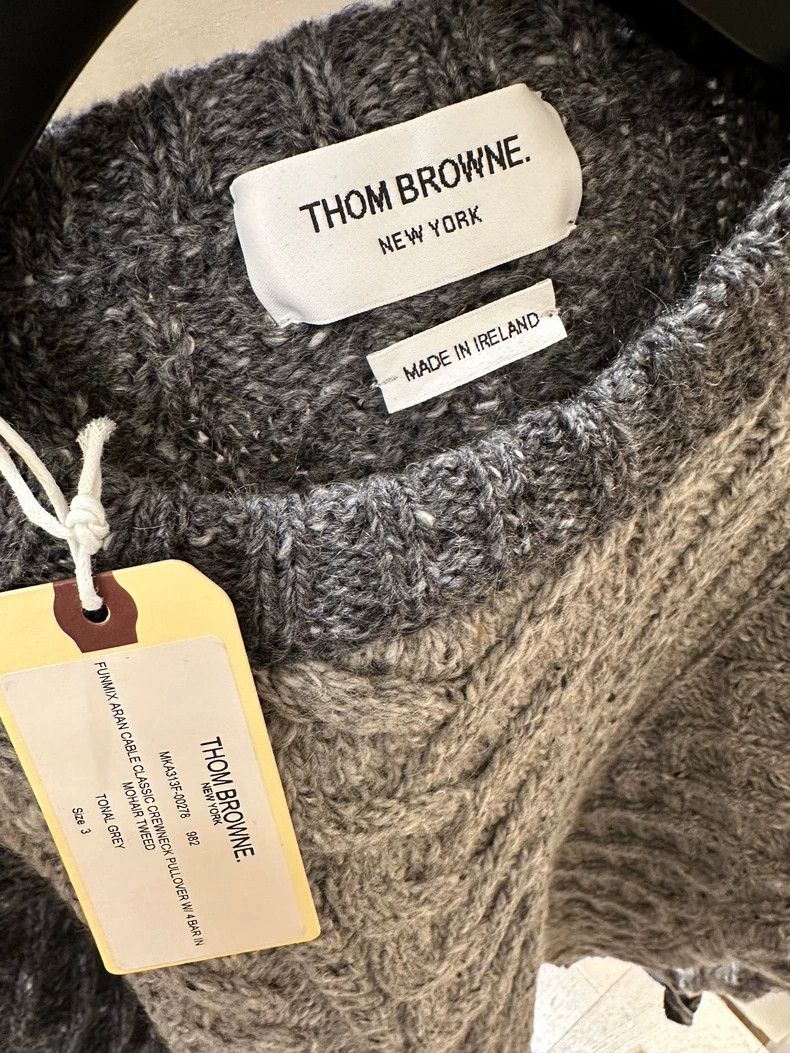 Thom Browne Thom Browne Classic Grey Pullover Sweater-dmc Size US M / EU 48-50 / 2 - 1 Thumbnail