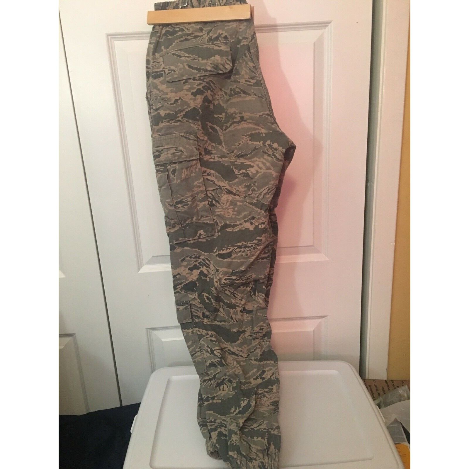 Other US Air Force 32R X 28 men utility trouser pant green camoufl Size US 32 / EU 48 - 3 Thumbnail
