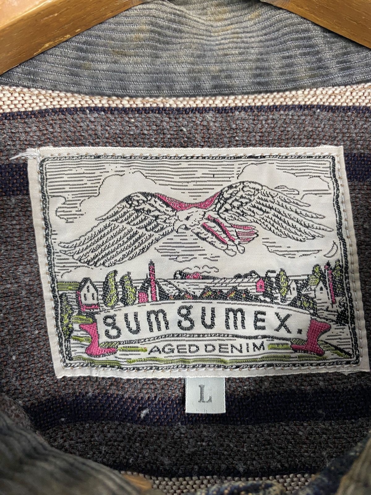 Japanese Brand Rare‼️ Vintage Gum Gumex Chore Denim Jacket Size US L / EU 52-54 / 3 - 5 Thumbnail