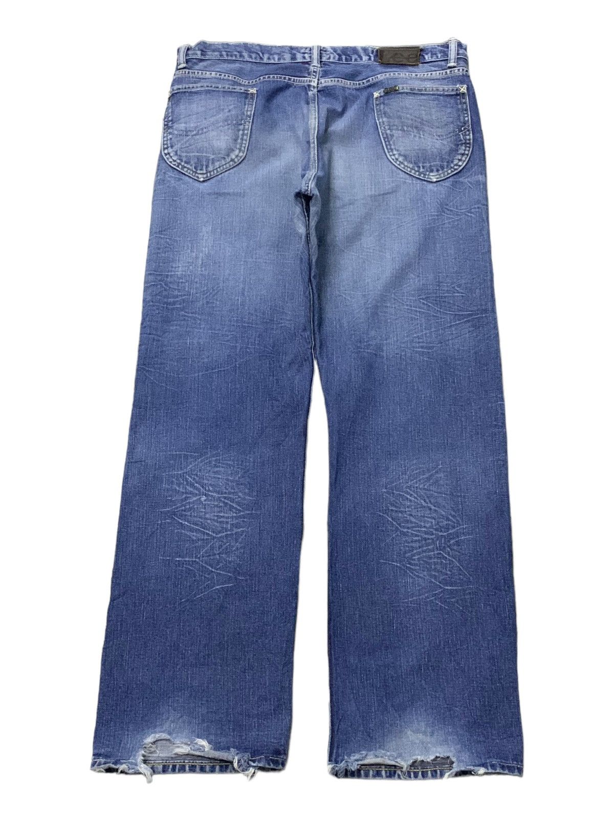 Lee RARE Vintage Late 70s Selvedge Original Chain Stitch Hem Size US 36 / EU 52 - 2 Thumbnail