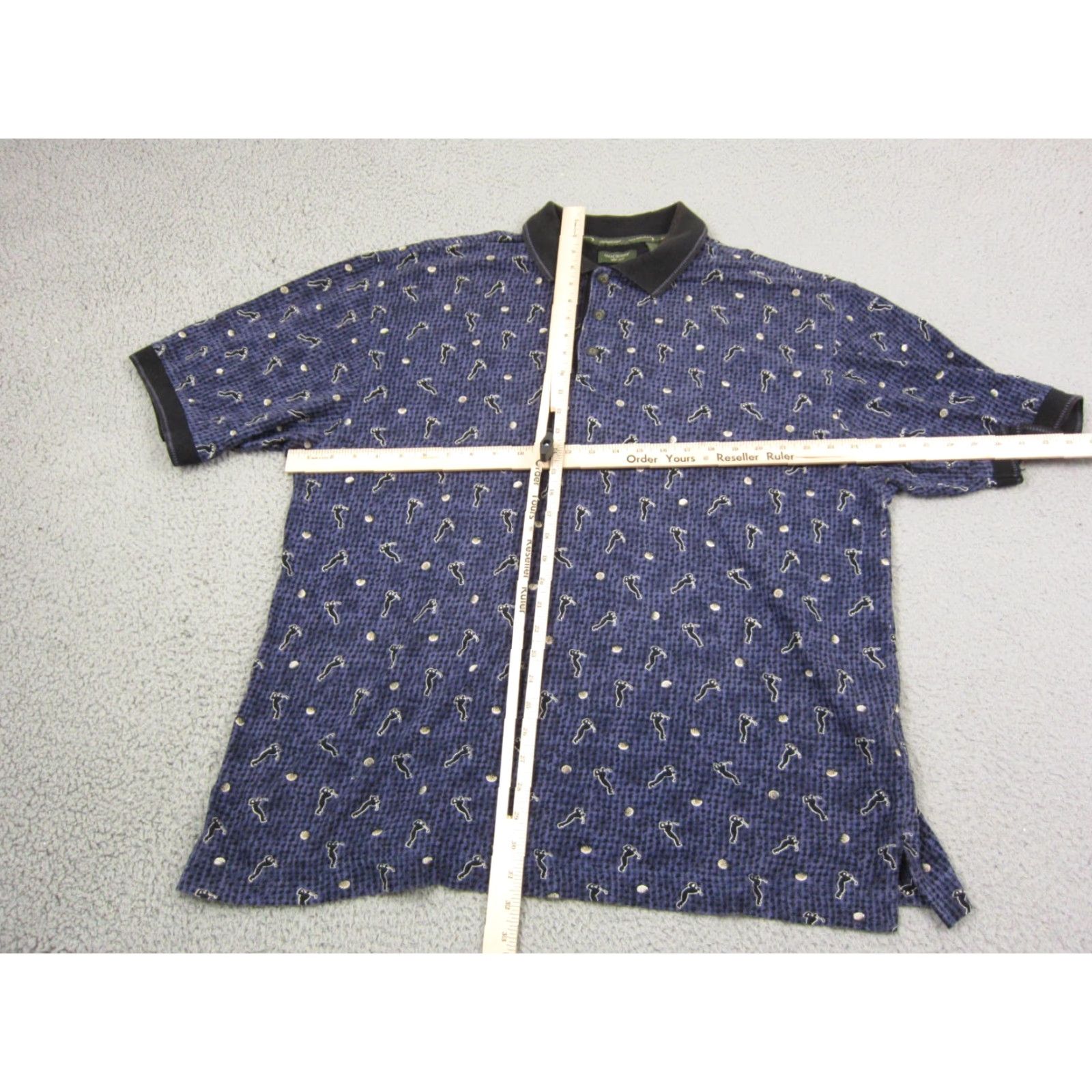Dockers DOCKERS Polo Shirt Mens XL Blue Cotton Short Sleeve Button Collared 90s Vintage Style Polo Shirt Polo Shirt Mens XL blue cotton polo shirt Size US XL / EU 56 / 4 - 5 Thumbnail