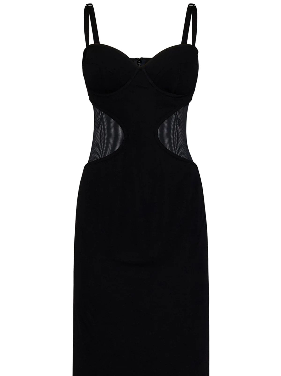 Alexander McQueen o1y0325 Elegant Maxi Dress in Black Size S / US 4 / IT 40 - 1 Thumbnail