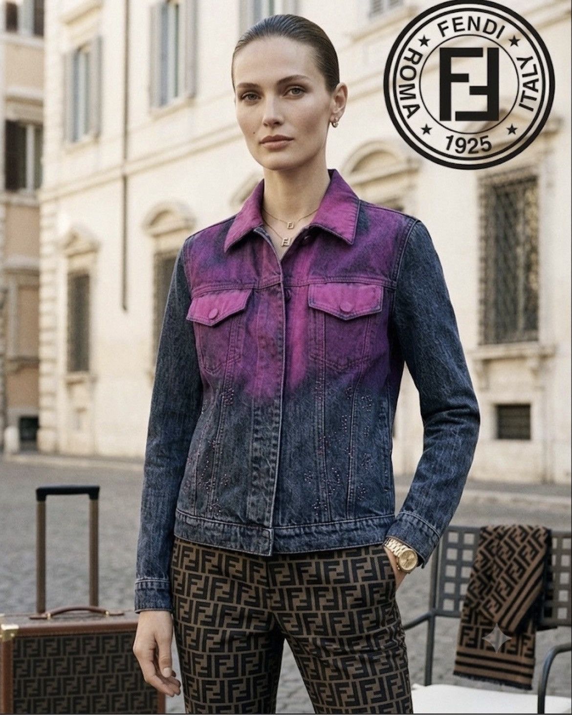 Fendi Fendi Vintage Jacket Size M / US 6-8 / IT 42-44 - 1 Thumbnail