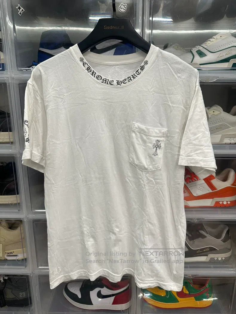 Chrome Hearts CHROME HEARTS Size L Sanskrit neckline back cross short sle Size US L / EU 52-54 / 3 - 1 Thumbnail