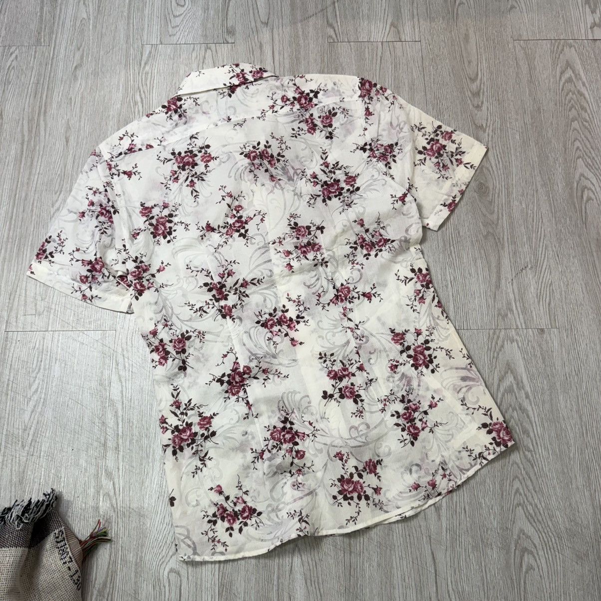 Tornado Mart Tornado Mart flower print button shirt Size M / US 6-8 / IT 42-44 - 6 Thumbnail