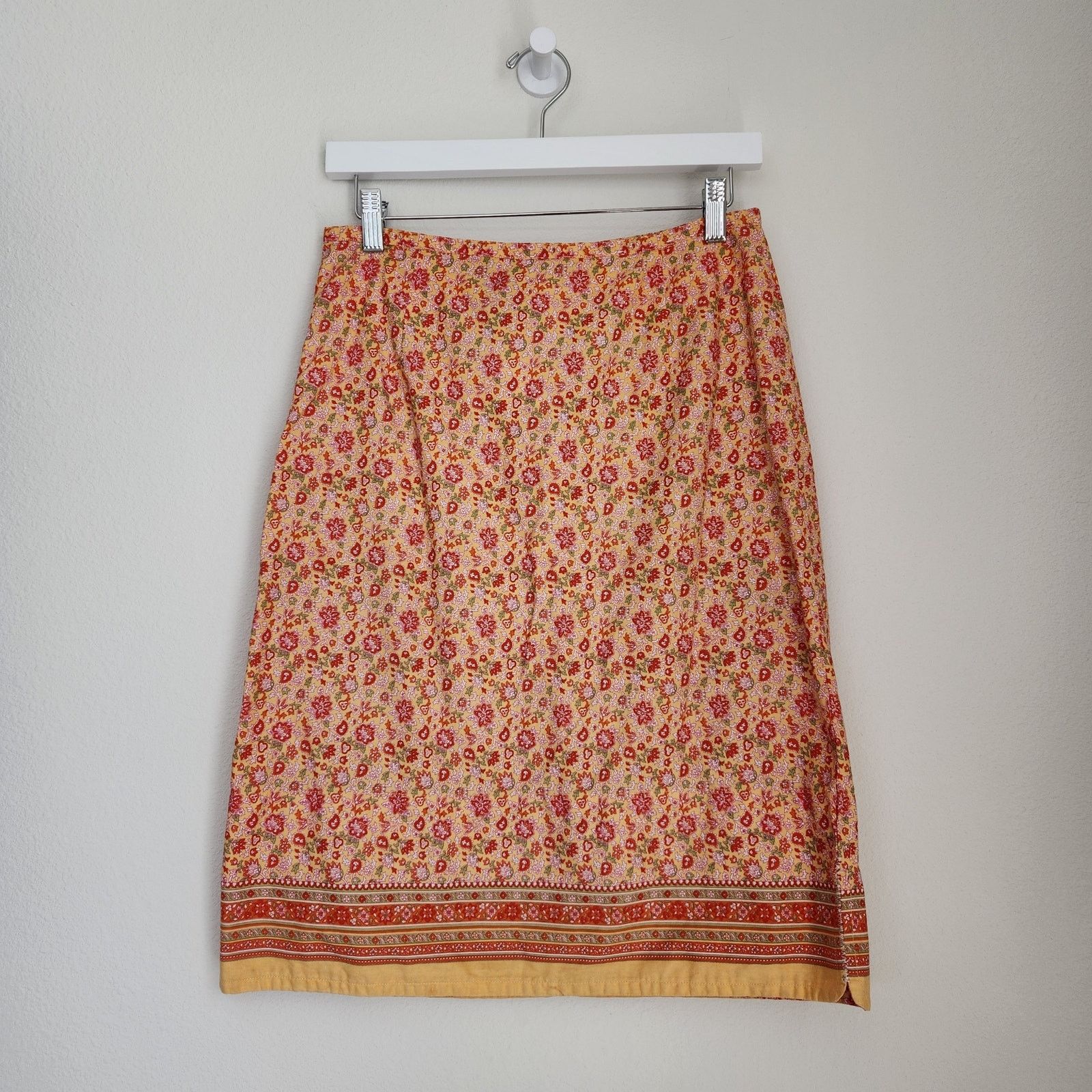 Vintage Vintage Floral Paisley Patterned Midi Pencil Skirt M Size 30" / US 8 / IT 44 - 5 Thumbnail