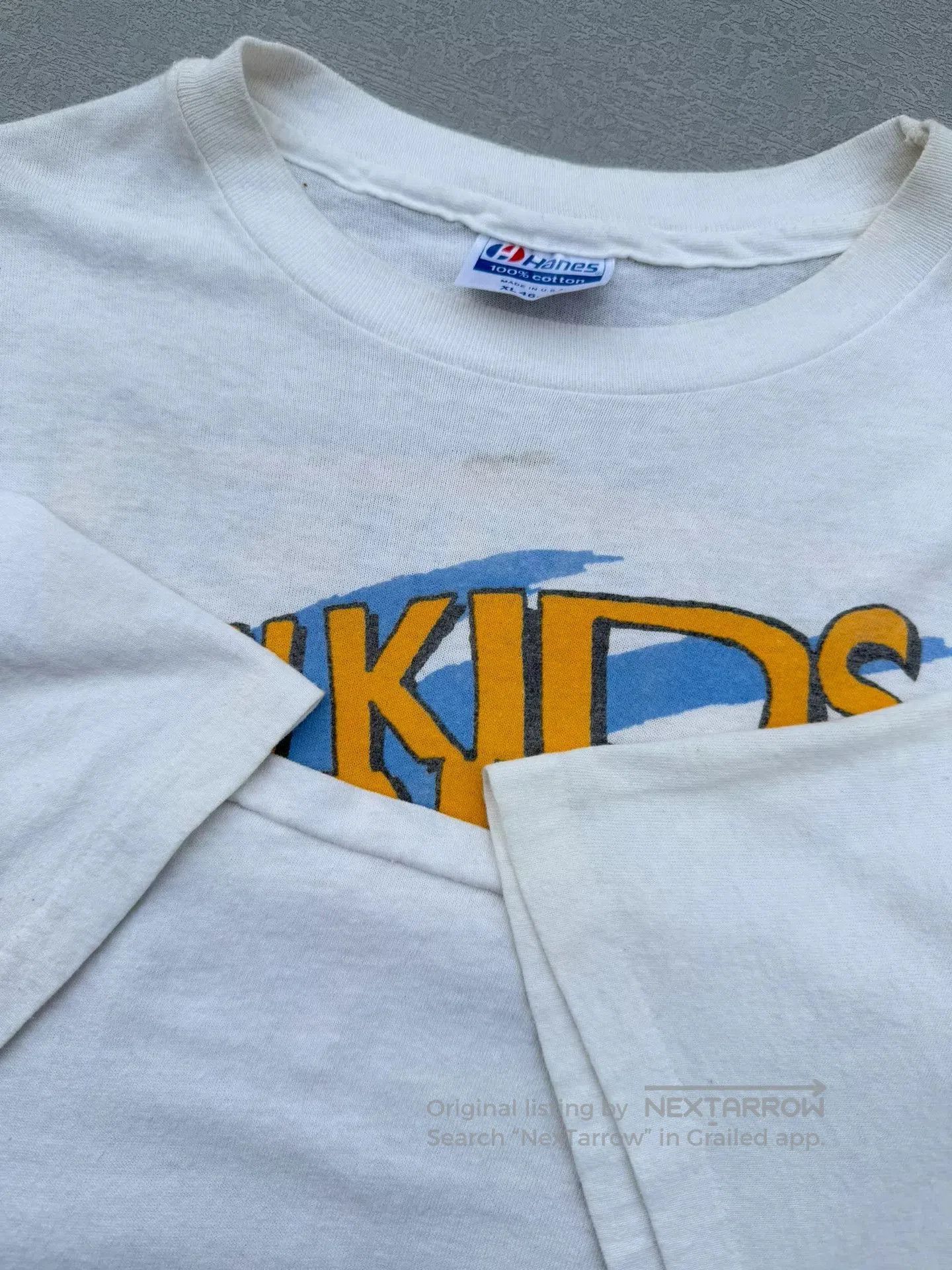 Vintage Vintage 80s New Kids on the Block Band Tee. Size US XL / EU 56 / 4 - 5 Thumbnail