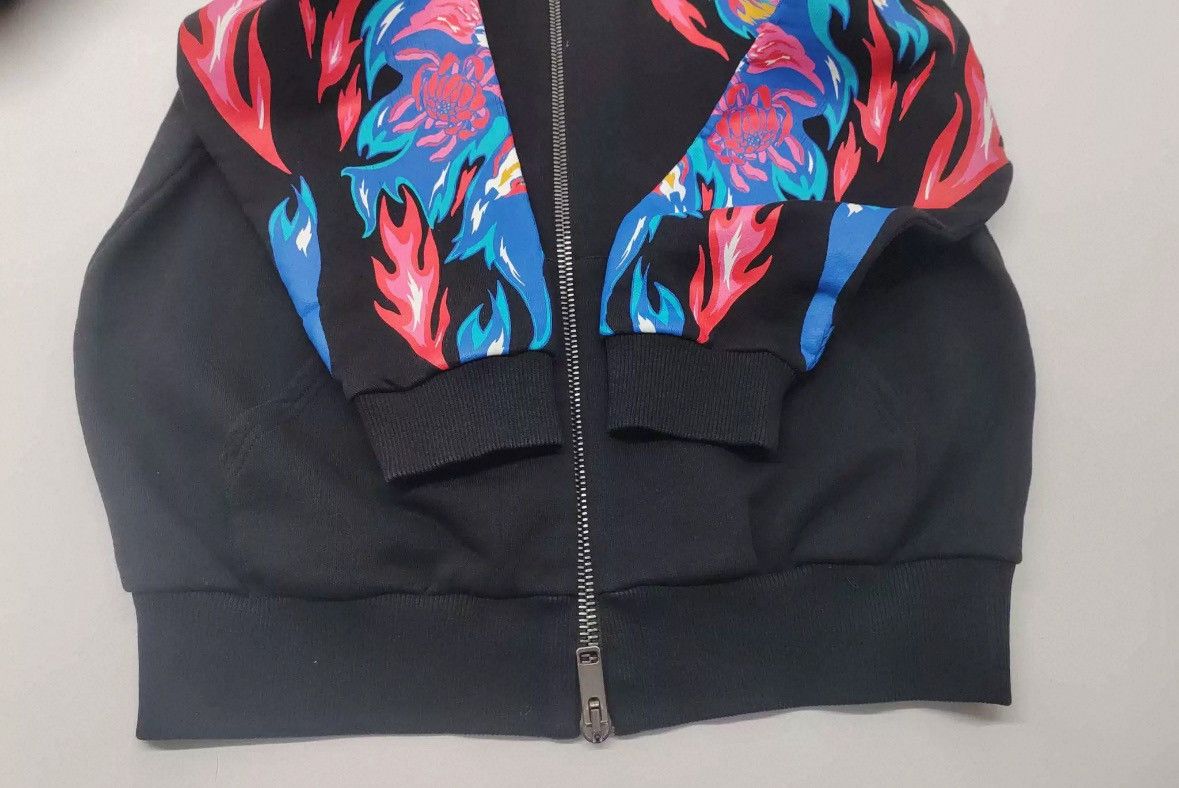 Givenchy Givenchy Black Print Hooded Zip-Up Jacket Size US S / EU 44-46 / 1 - 8 Thumbnail