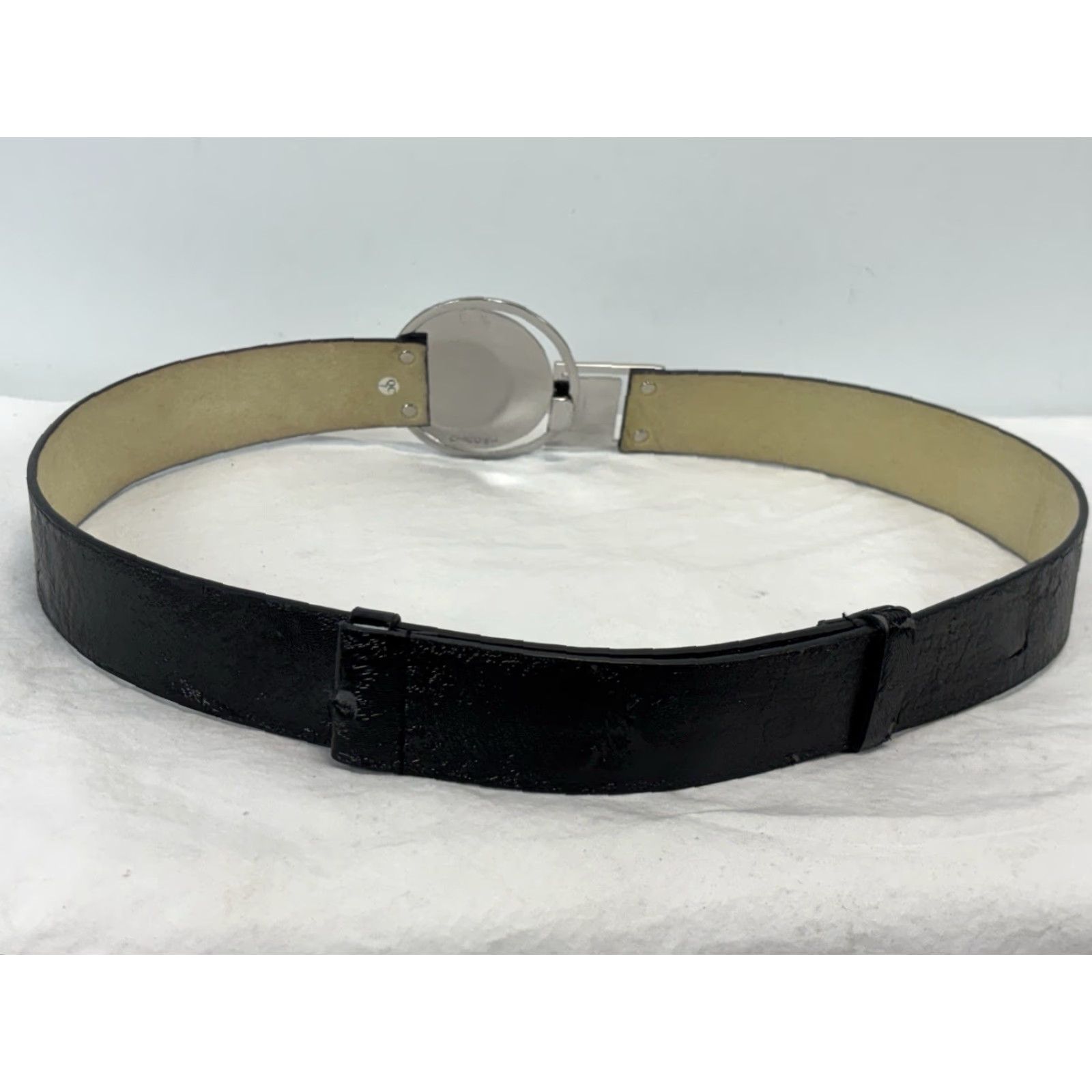 Vintage Chicos Belt Black M/L Women Adjustable Artsy Statement Buckle Belt Chicos Gift Womens Mens? Size ONE SIZE - 3 Thumbnail