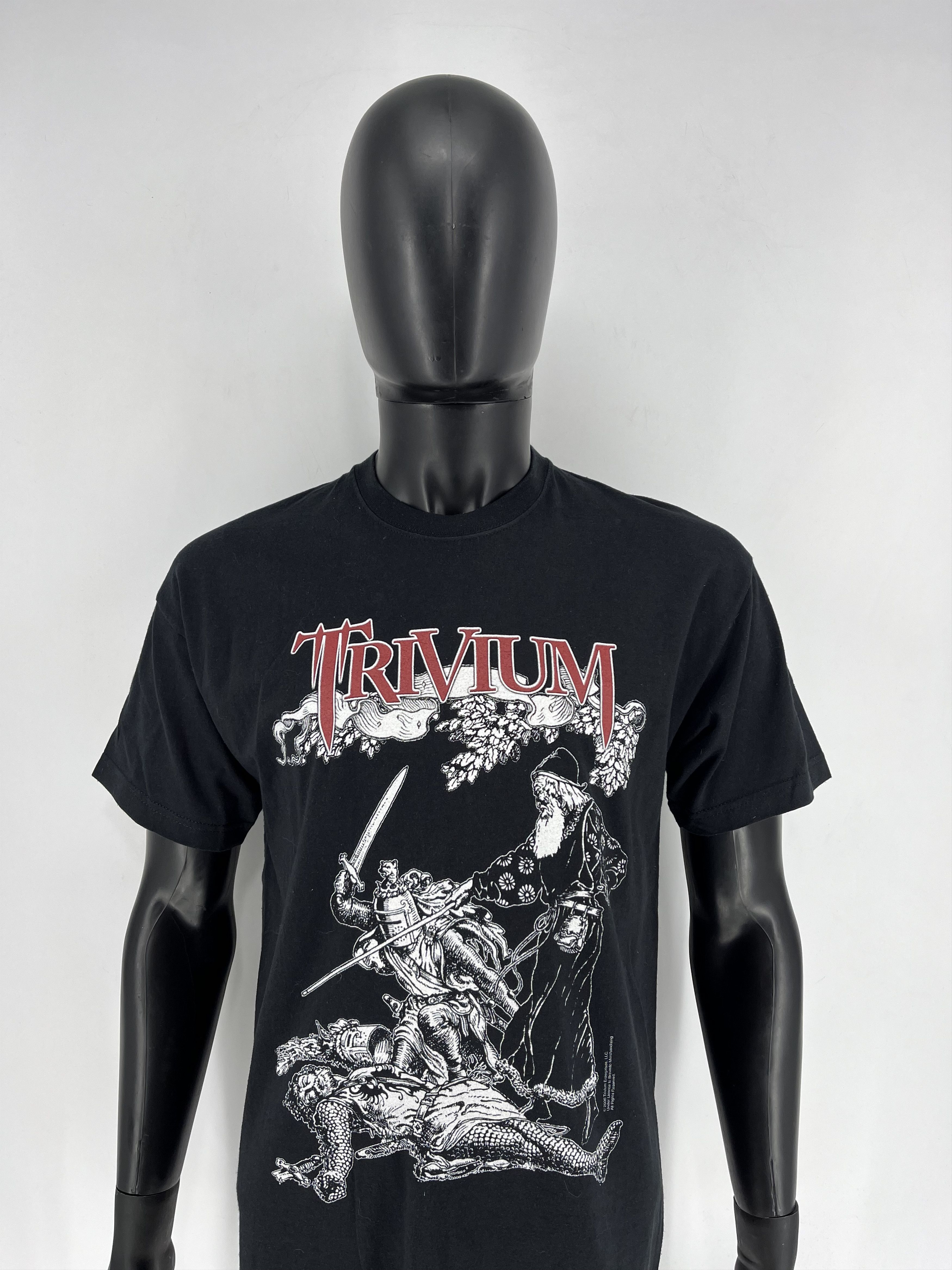 Band Tees Vintage Y2K Triviumn Tour Size M Horror Fece Size US M / EU 48-50 / 2 - 1 Thumbnail