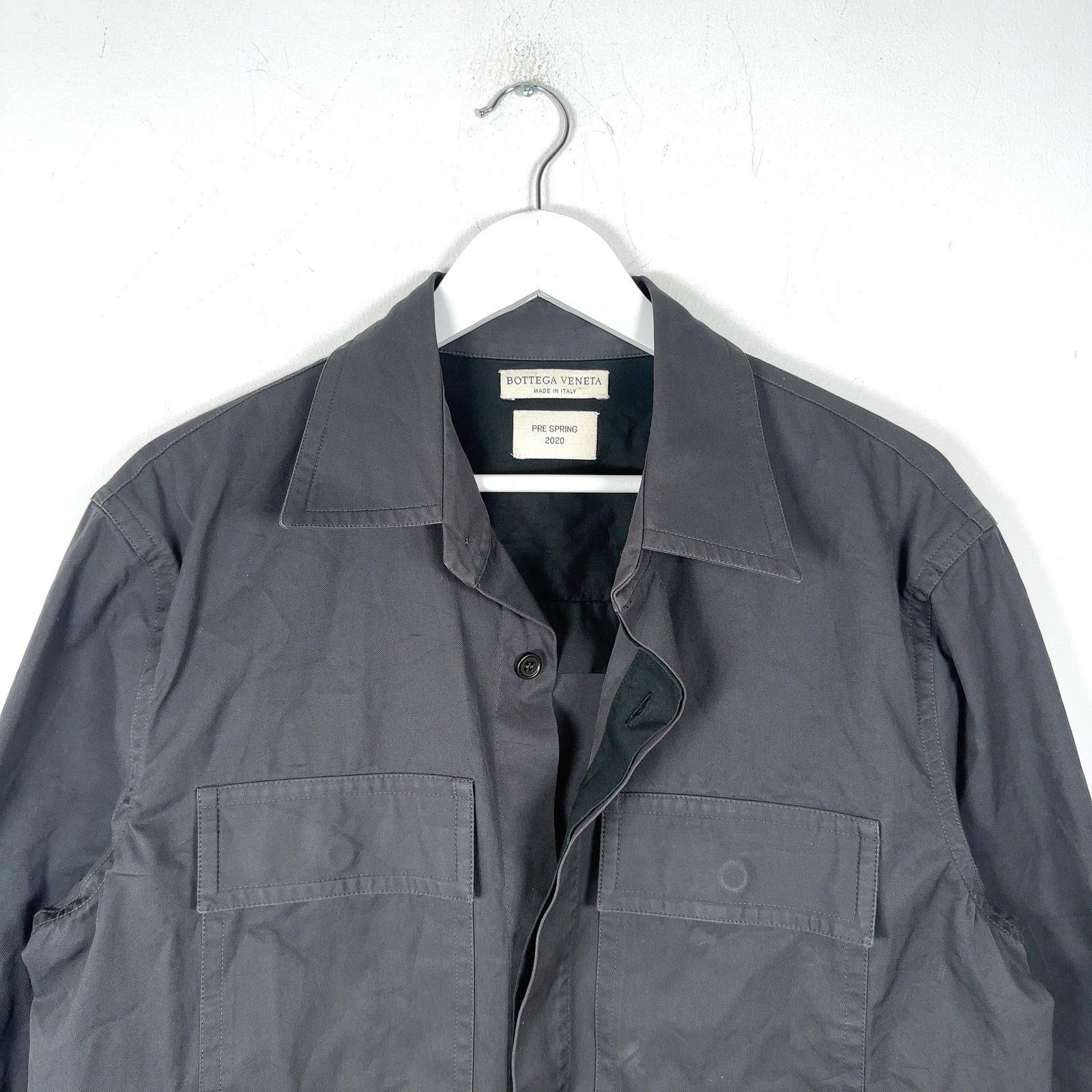 Bottega Veneta Bottega Veneta Multi-Pocket Military Patch Button-Up Shirt Size US S / EU 44-46 / 1 - 2 Thumbnail
