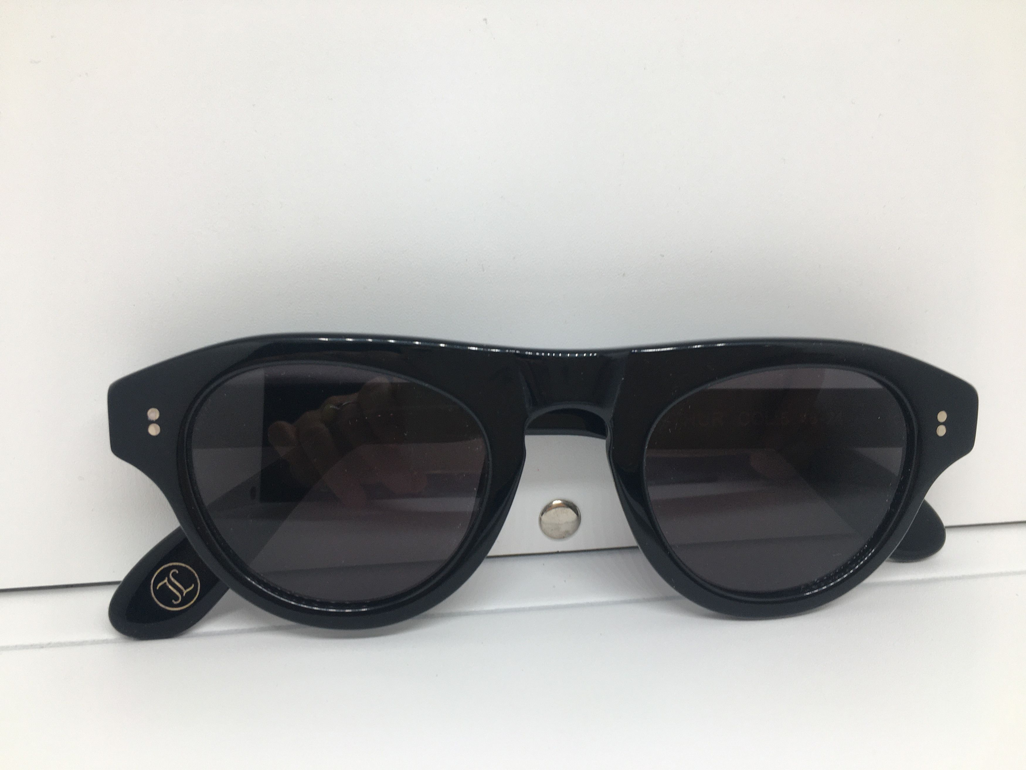 Other JL Arthur Black Acetate Sunglasses Frame Size ONE SIZE - 7 Thumbnail