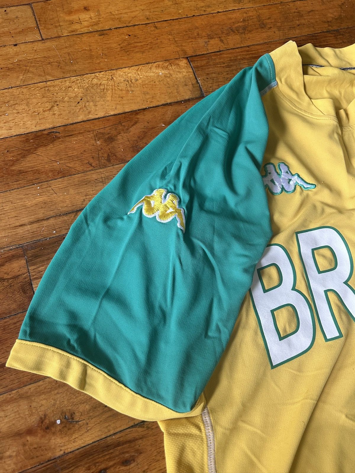 Kappa Kappa Brazil jersey Size US L / EU 52-54 / 3 - 7 Thumbnail