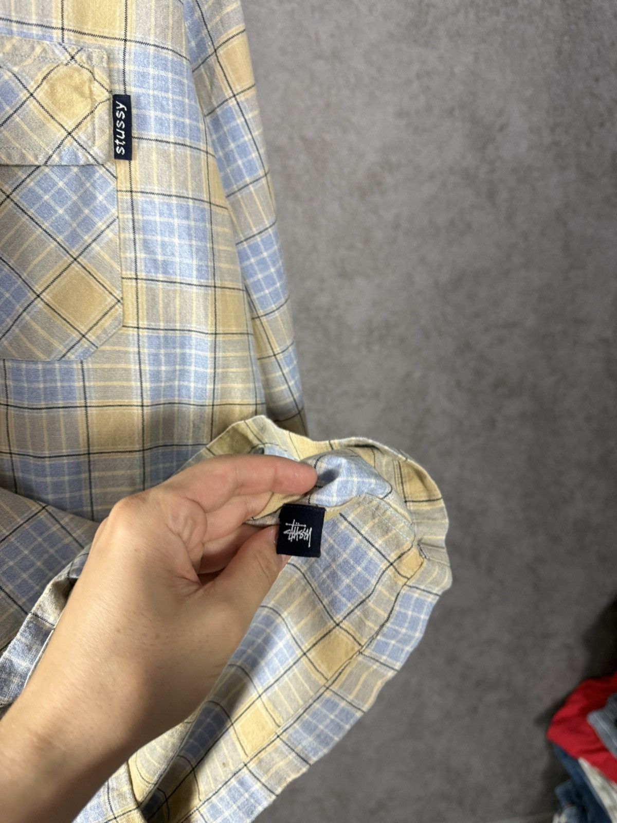 Stussy Stussy vintage designer flannel shirt Size US S / EU 44-46 / 1 - 4 Thumbnail