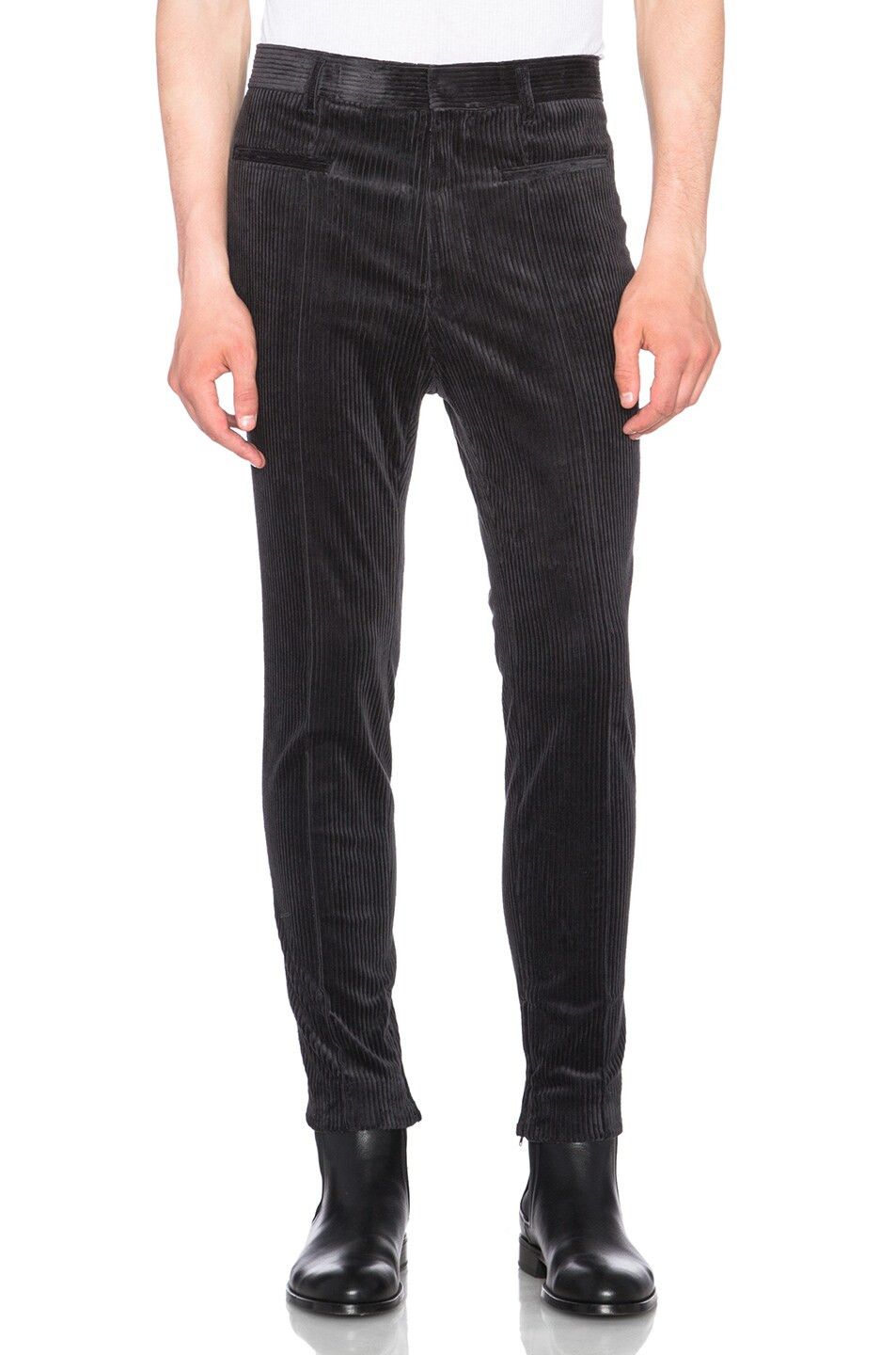 Haider Ackermann Haider Ackermann Corduroy Trousers Black Size US 29 - 3 Thumbnail