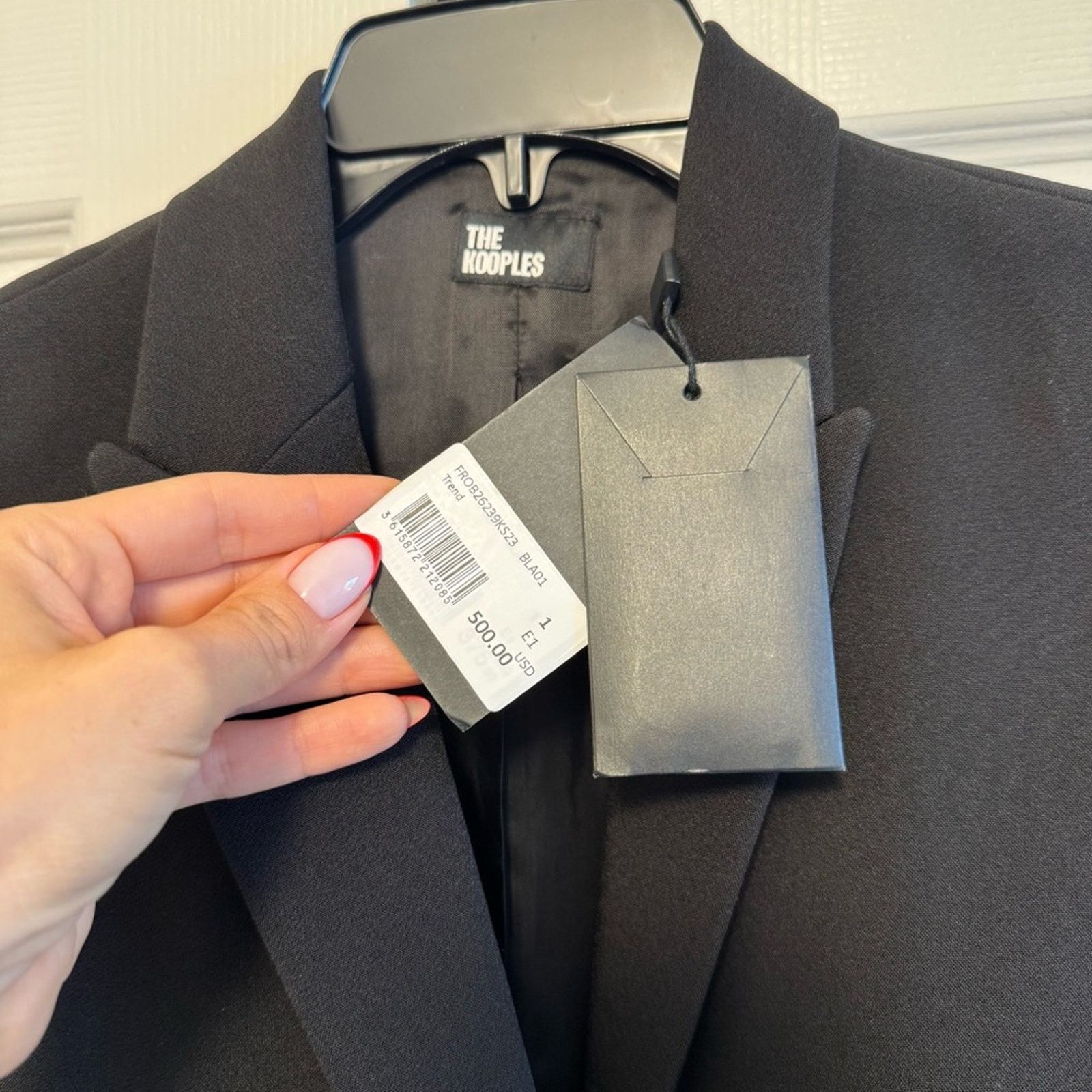 The Kooples NWT! The Kooples Black Tailored Jacket Dress, Size 1 (US S) Size S / US 4 / IT 40 - 7 Thumbnail