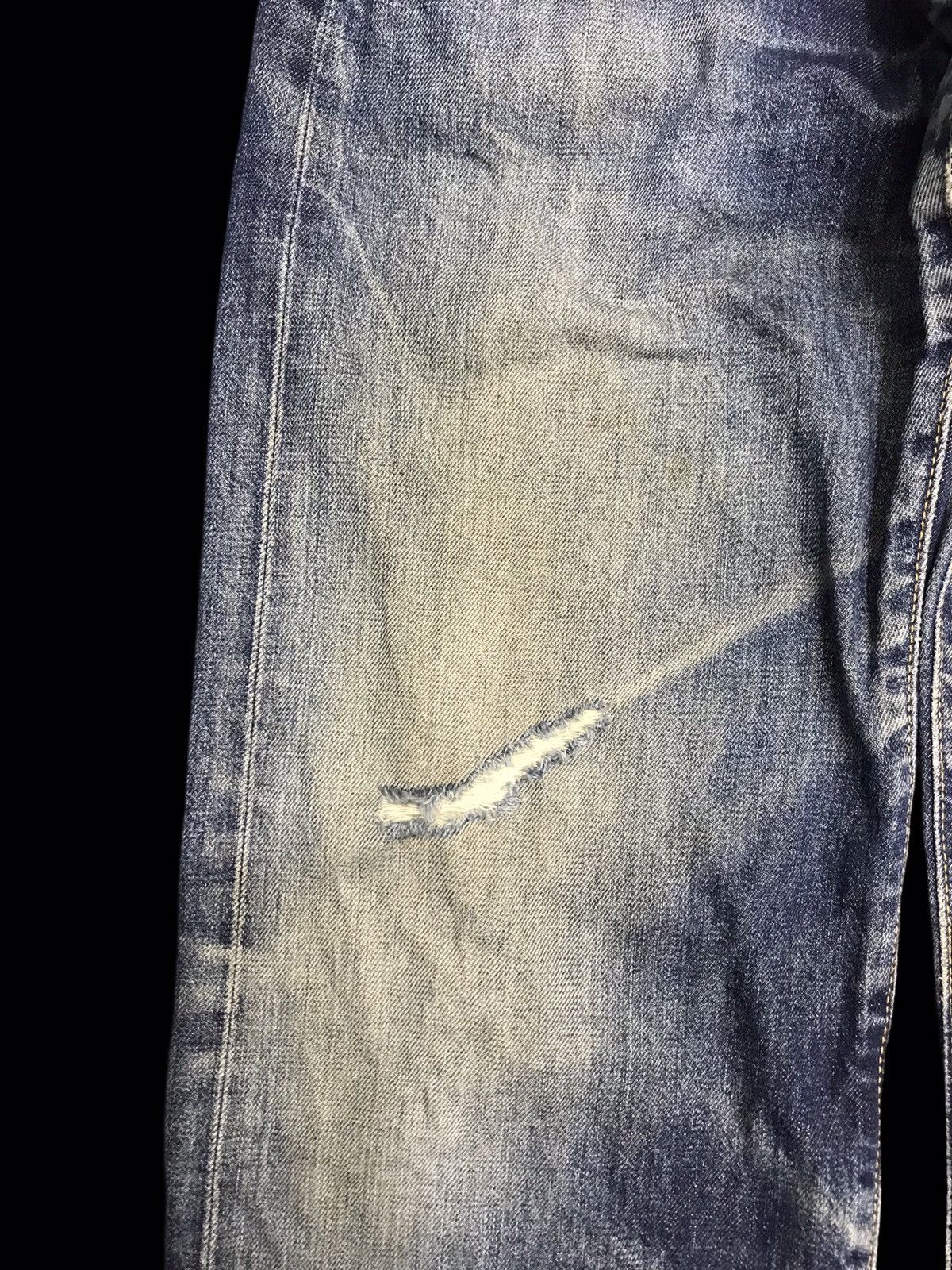 Edwin 💥THRASHED💥RARE EDWIN OVRLL WIDE BAGGY SUSPENDER DENIM F345 Size US 28 / EU 44 - 6 Thumbnail