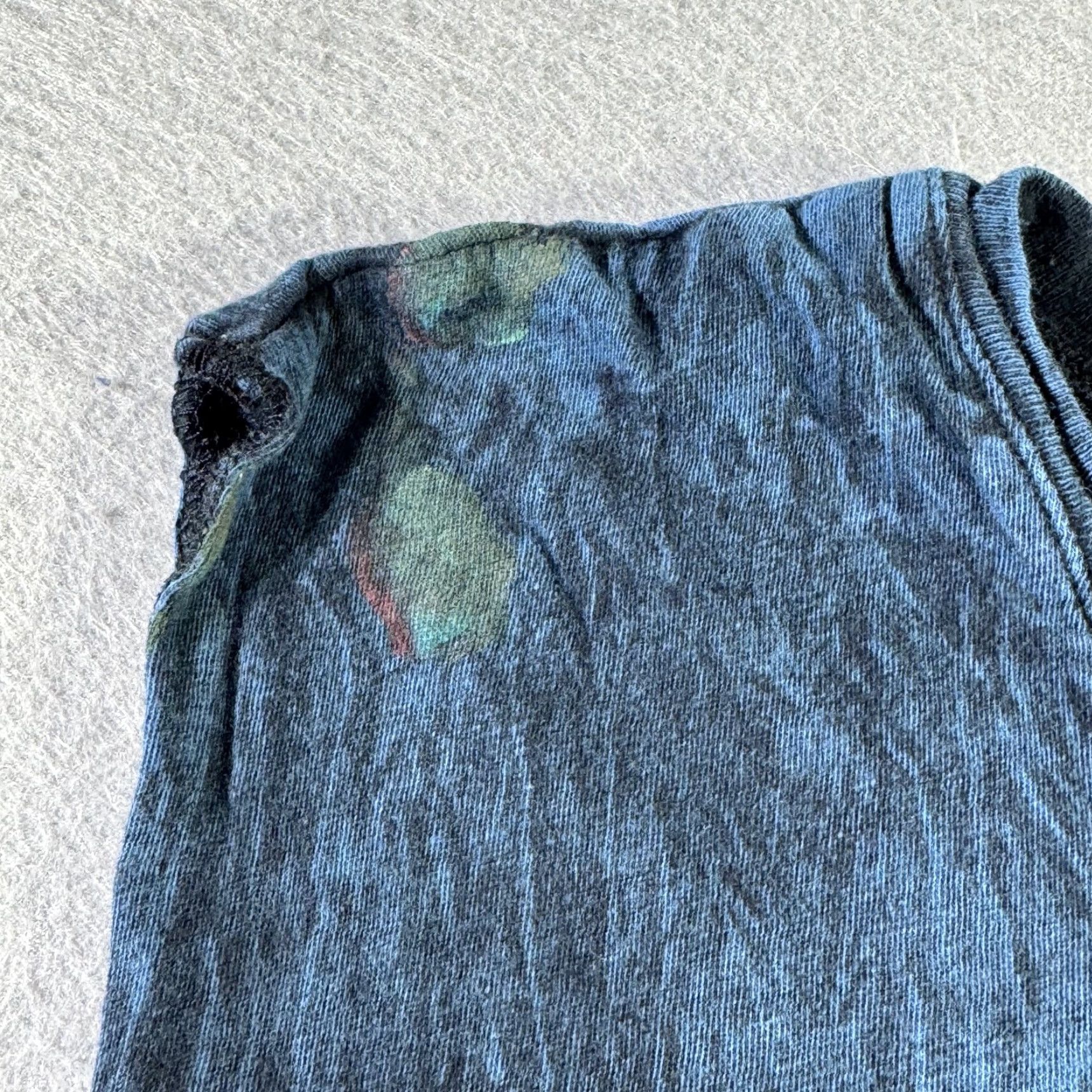 Vintage VINTAGE Grateful Dead T-Shirt Mens Large Black Sleeveless Distressed 90s Rock Band Graphic Print Size US L / EU 52-54 / 3 - 5 Thumbnail