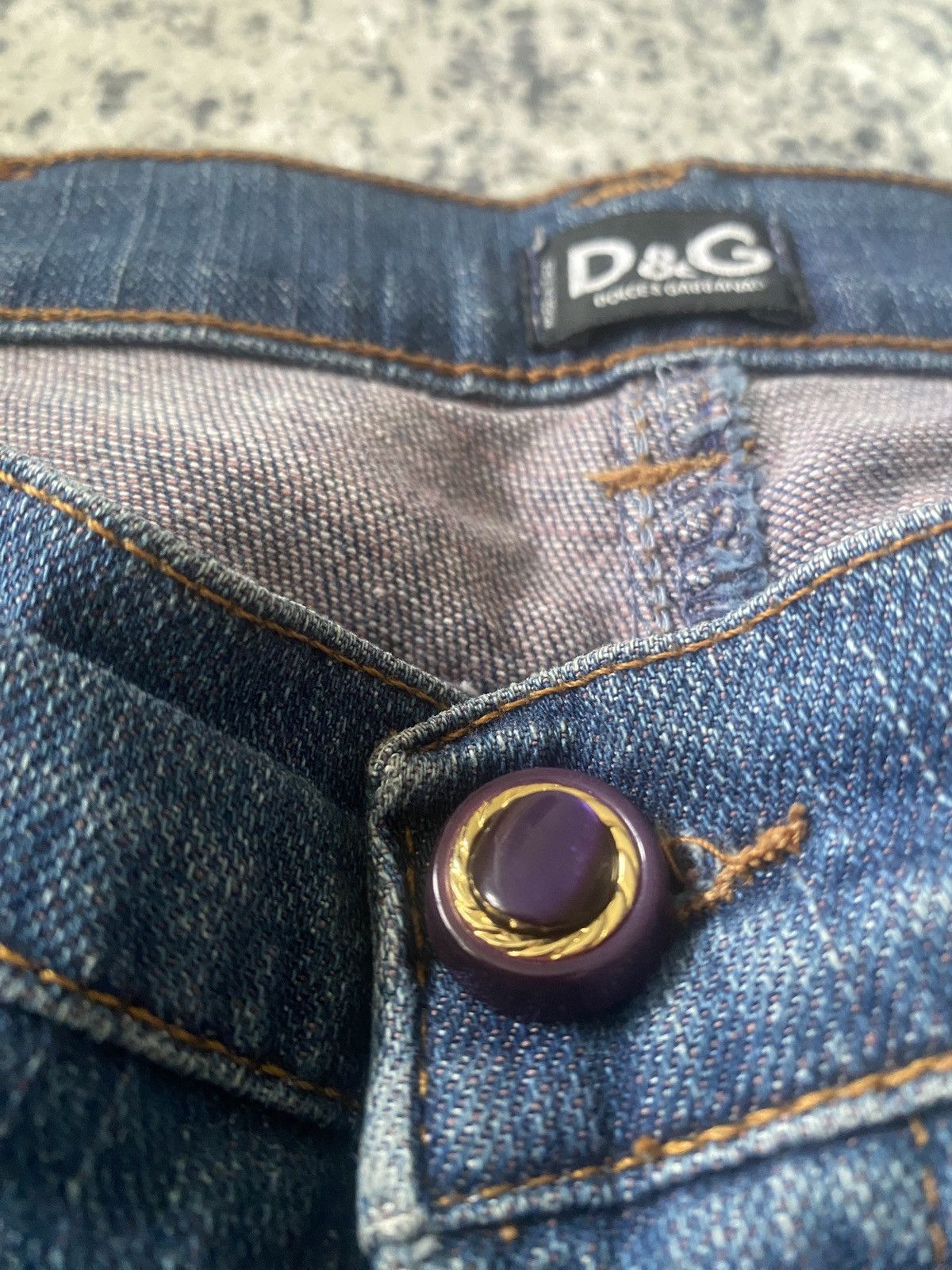 Dolce & Gabbana Vintage dolce & gabbana luxury jeans with colour stones Size 28" / US 6 / IT 42 - 11 Thumbnail