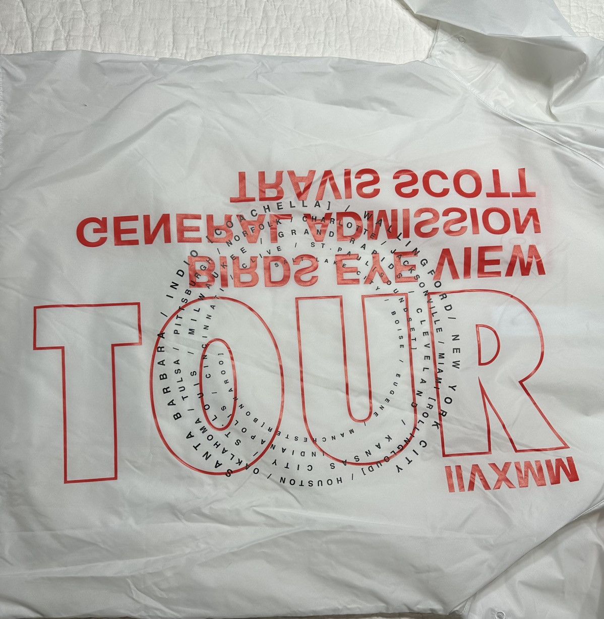 Travis Scott Travis Scott Rare 2017 Tour Windbreaker Brand New/ Small Size US S / EU 44-46 / 1 - 6 Thumbnail