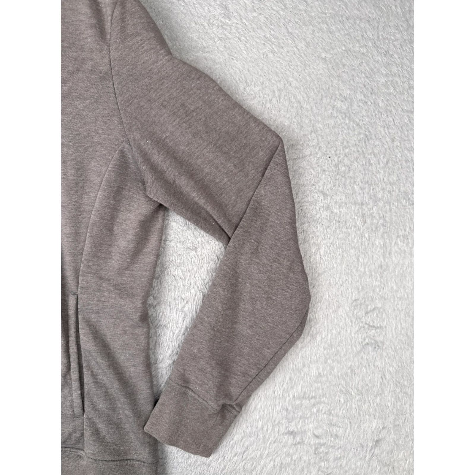 The North Face The North Face Hoodie Womens Medium Gray Pink Pullover Half Dome Logo Sweatshirt Size M / US 6-8 / IT 42-44 - 2 Thumbnail