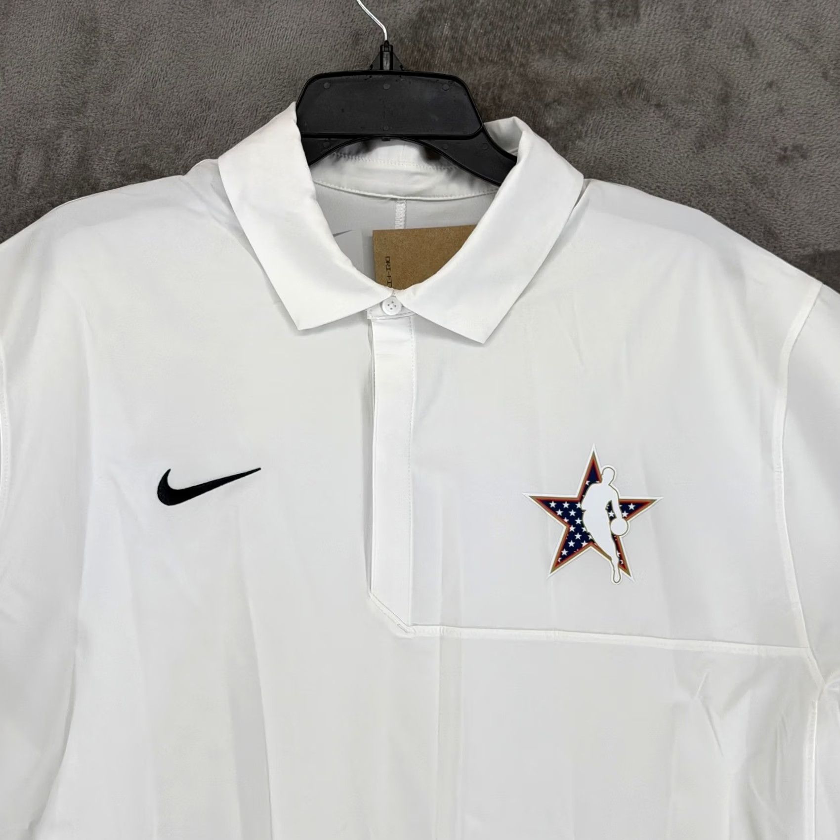 Nike Nike Dri-FIT NBA All-Star Polo Shirt White XL Men's Shirt Basketball Polo HF7061-100 Size US XL / EU 56 / 4 - 2 Thumbnail