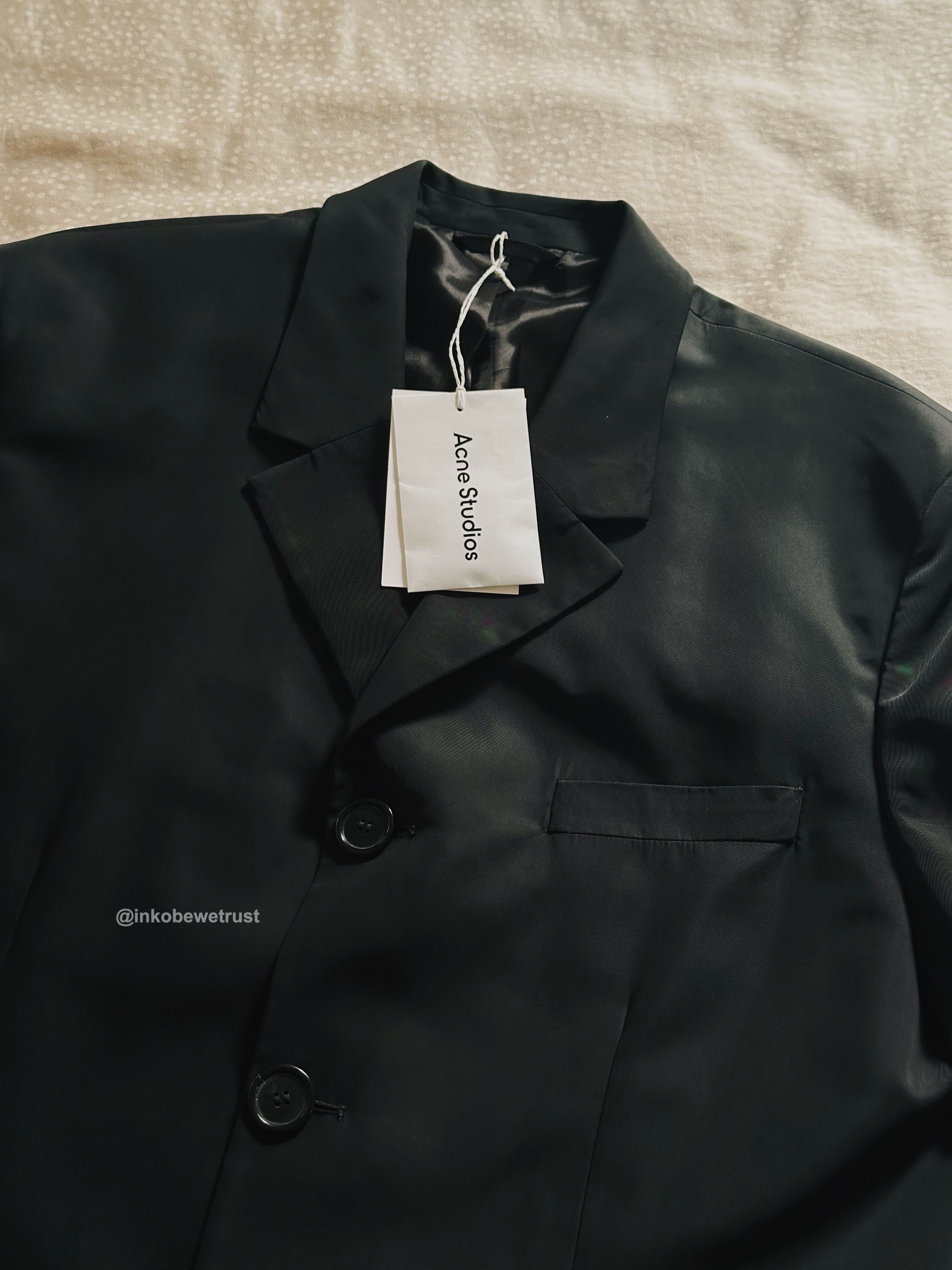 Acne Studios Relaxed fit suit jacket - Black Size 48R - 5 Thumbnail