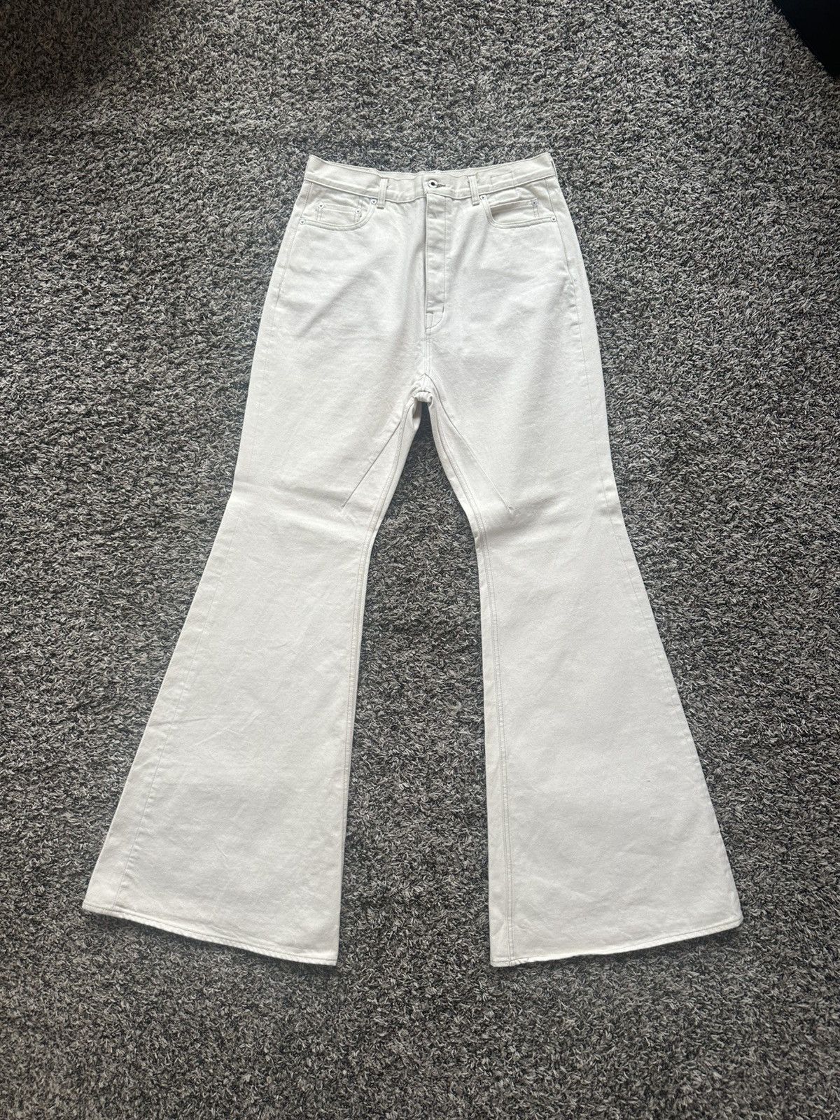Rick Owens × Rick Owens Drkshdw Rick Owens Bolan Bootcut Acid 