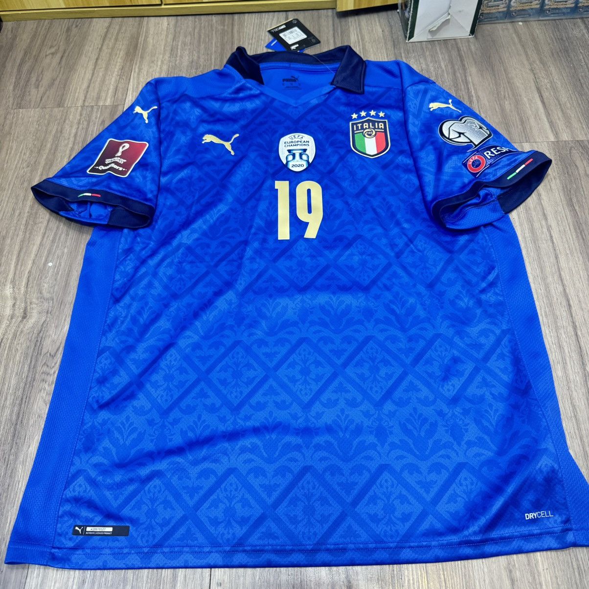 Puma Itlay 20/21 home shirt #19 Bonucci (Bnwt) Size US XL / EU 56 / 4 - 1 Thumbnail