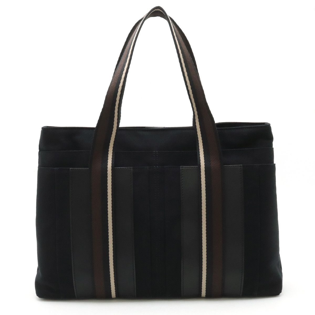 Hermes Hermes Hermes Canvas/Leather Trocadero Horizontal MM Tote Bag Canvas Tote Bag Size ONE SIZE - 1 Thumbnail