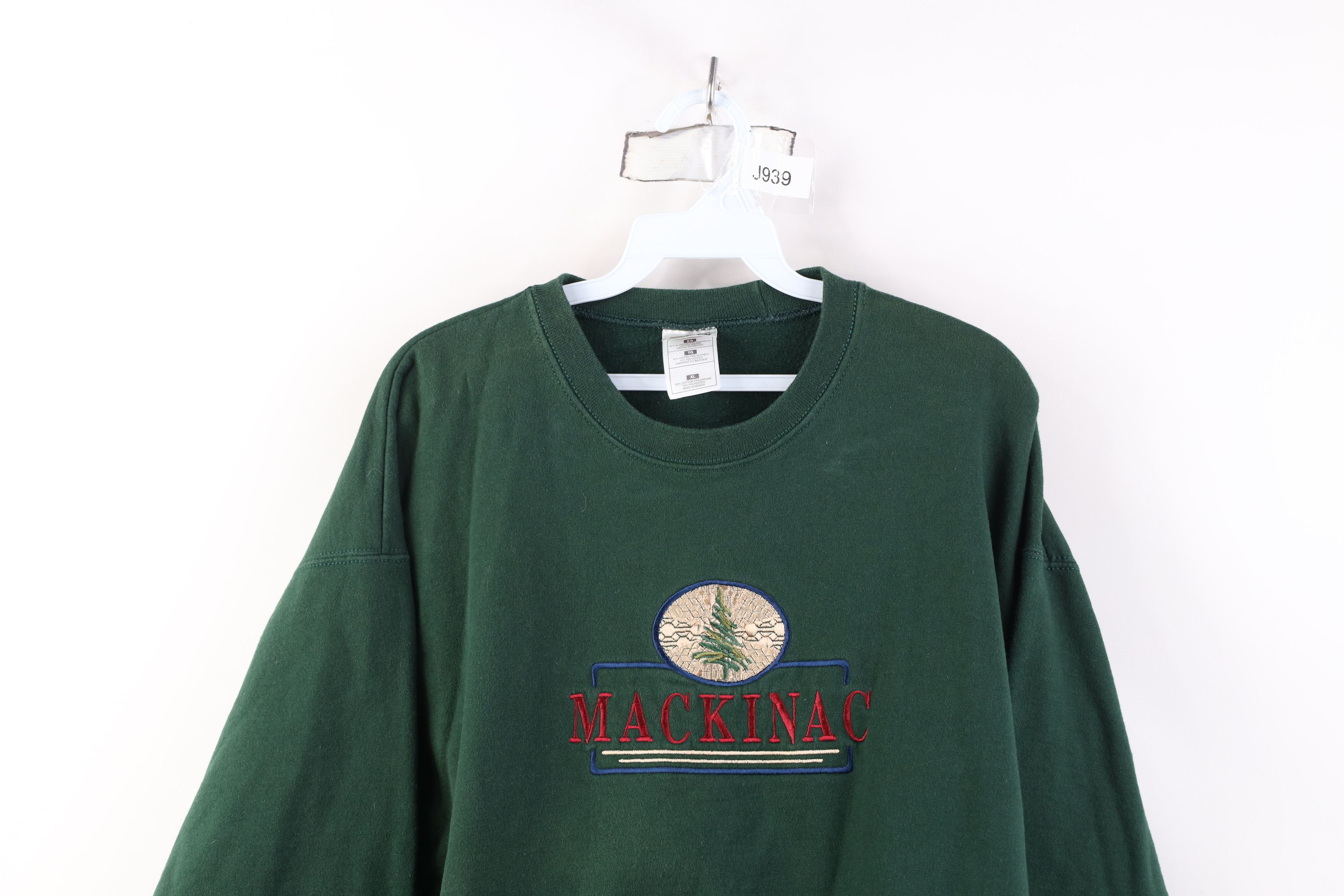 Vintage Vintage 90s Streetwear Michigan Tree Crewneck Sweatshirt Size US XL / EU 56 / 4 - 2 Thumbnail