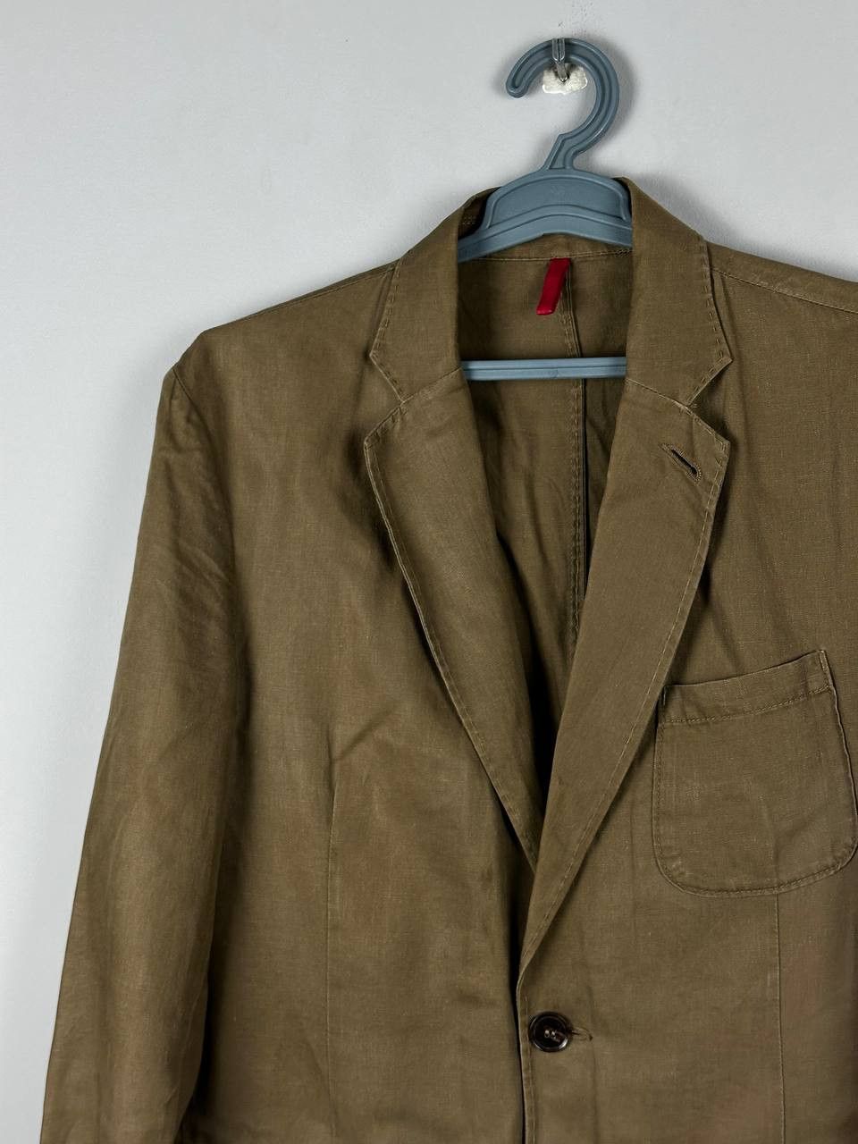 Cerruti 1881 VINTAGE CERUTI 1881 Brown Linen Blazer Luxury Size US L / EU 52-54 / 3 - 3 Thumbnail