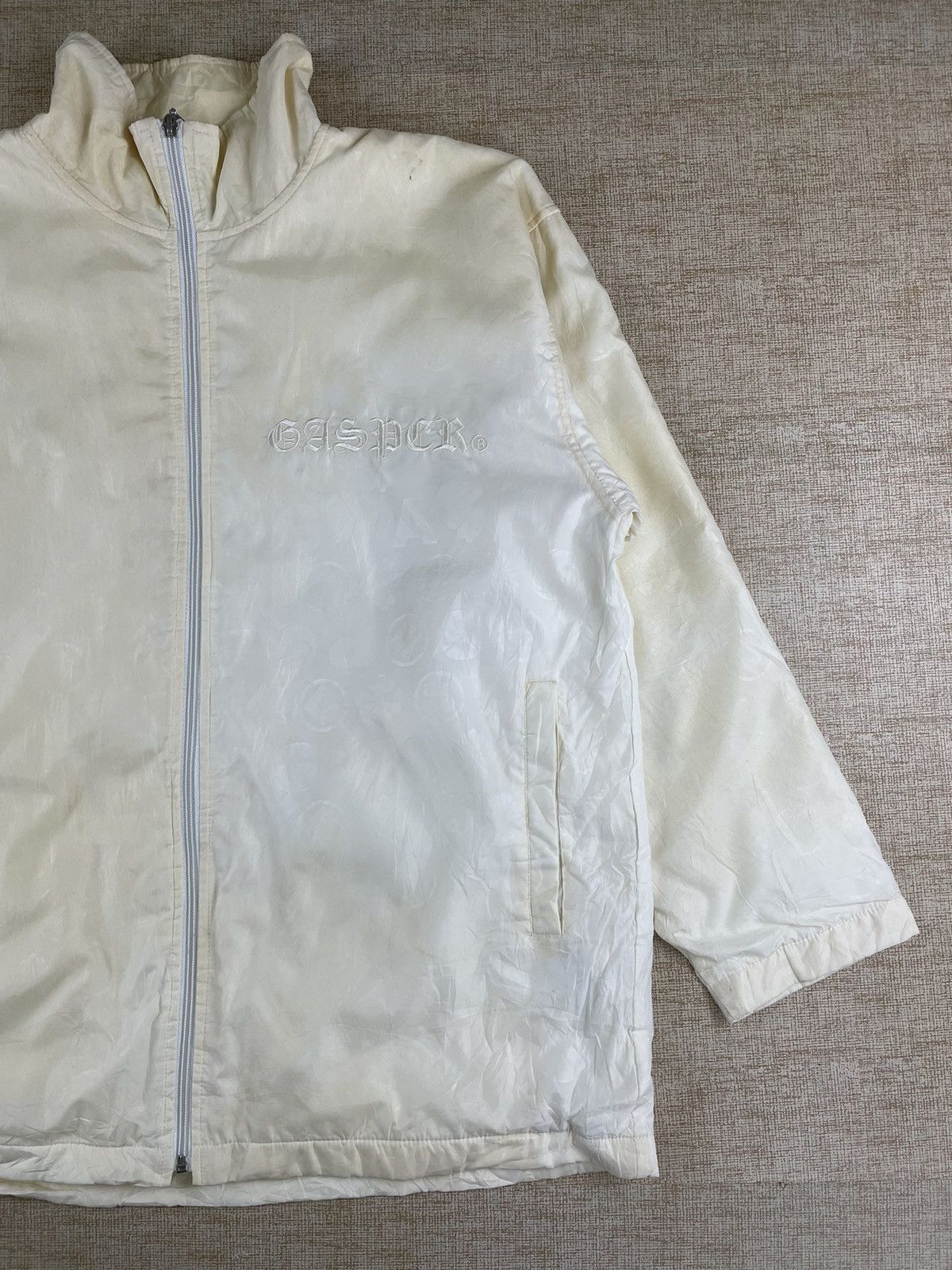 Japanese Brand × Vintage Vtg Gasper Cross Logo Like Chrome Hearts Embroidery Jacket Size US M / EU 48-50 / 2 - 4 Thumbnail