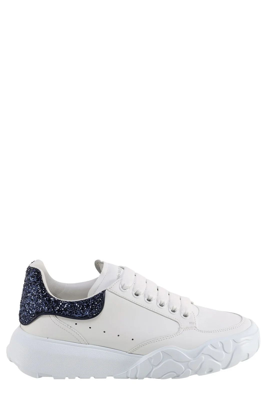 o1y0225 Low-Top Sneakers in White & Blue