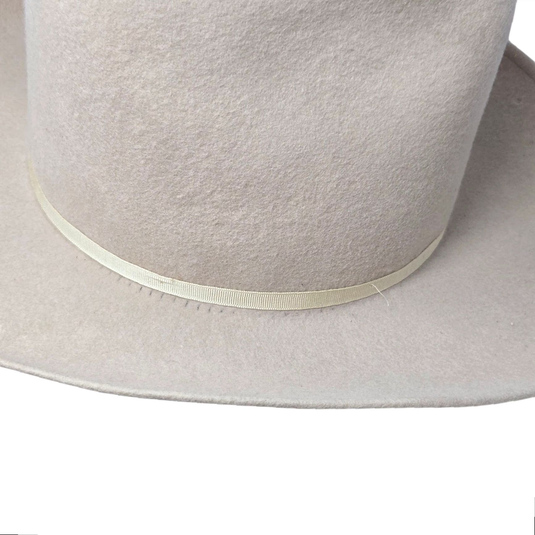Vintage VINTAGE Western Cowboy Hat Men 7 Tan Wool Weatherized 100% Wool Buckhorn USA Rockmount Ranch Wear Size ONE SIZE - 5 Thumbnail
