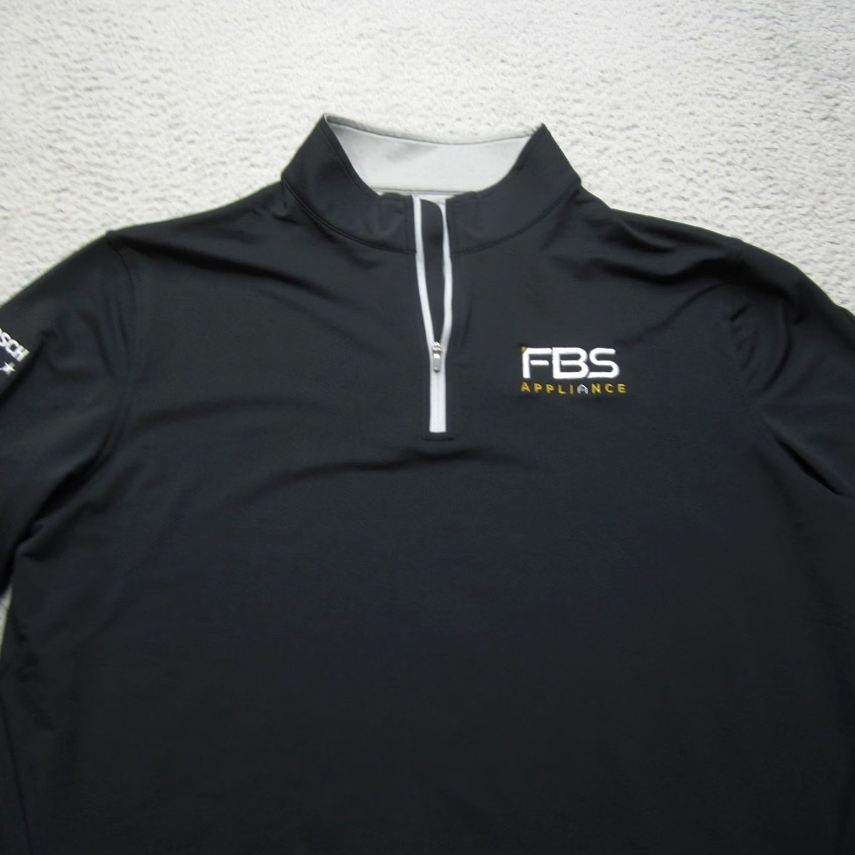 Peter Millar Peter Millar Pullover Mens XL Black FBS Appliance Half Zip Golf Sweater Logo Size US XL / EU 56 / 4 - 4 Thumbnail