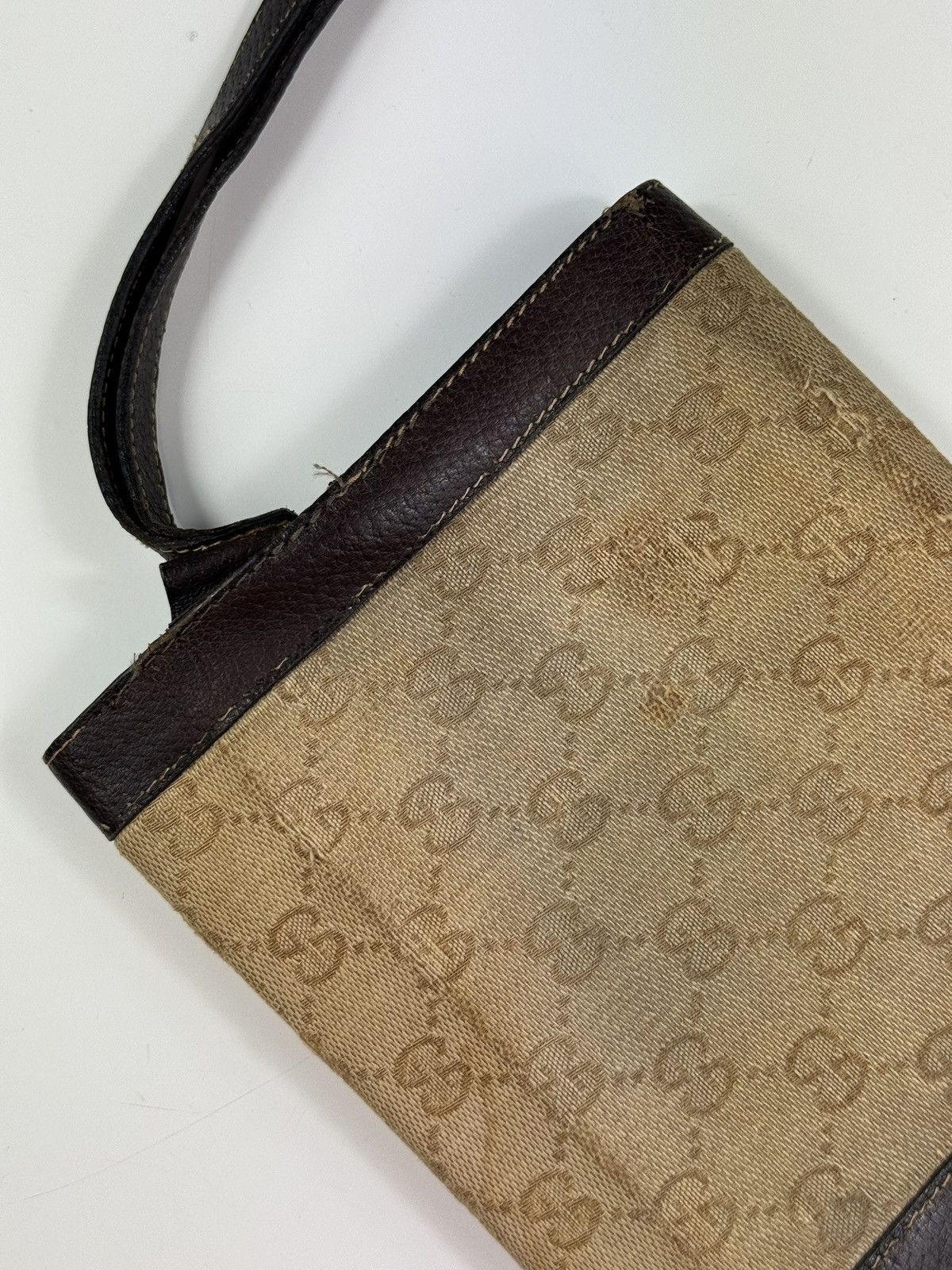 Gucci Retro Gucci GG canvas Leather monogram wallet clutch 70s Size ONE SIZE - 12 Thumbnail