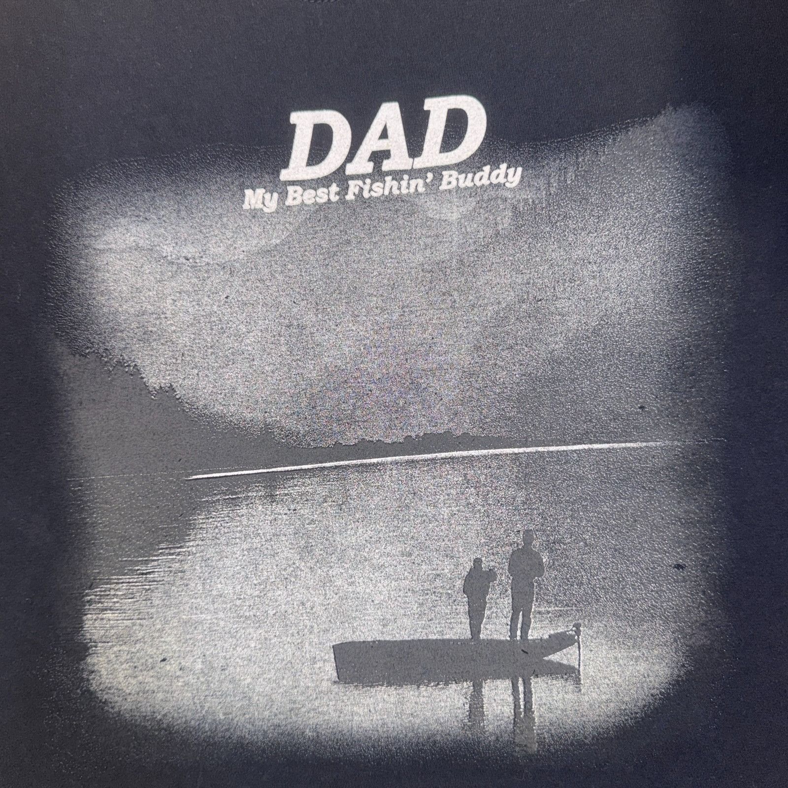 Other DAD My Best Fishin' Buddy Vintage Tshirt XL Worlds Greatest Size US XL / EU 56 / 4 - 2 Thumbnail