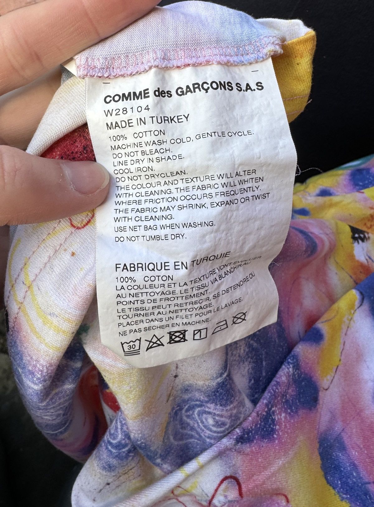 Comme des Garcons × Futura Comme des Garçons X Futura all over yellow long sleeve Size US M / EU 48-50 / 2 - 6 Thumbnail