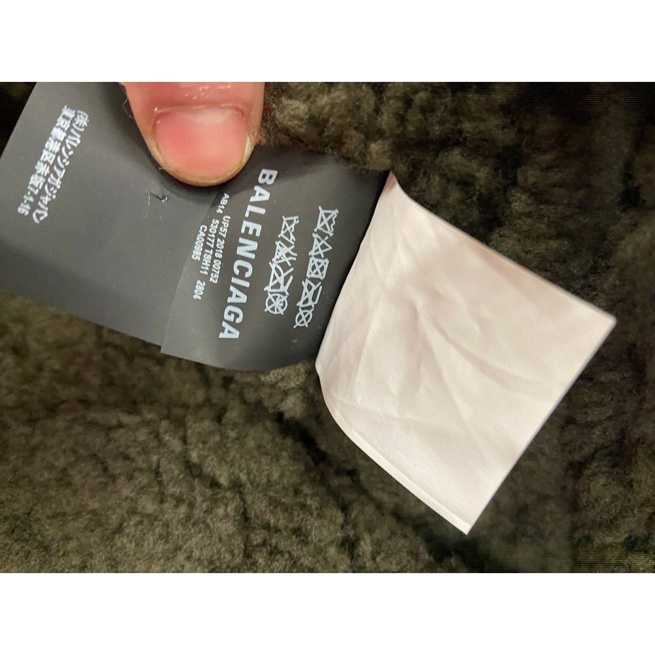 Balenciaga Balenciaga Green Sheepskin Oversized Coat - Size FR36/S Size XS / US 0-2 / IT 36-38 - 5 Thumbnail