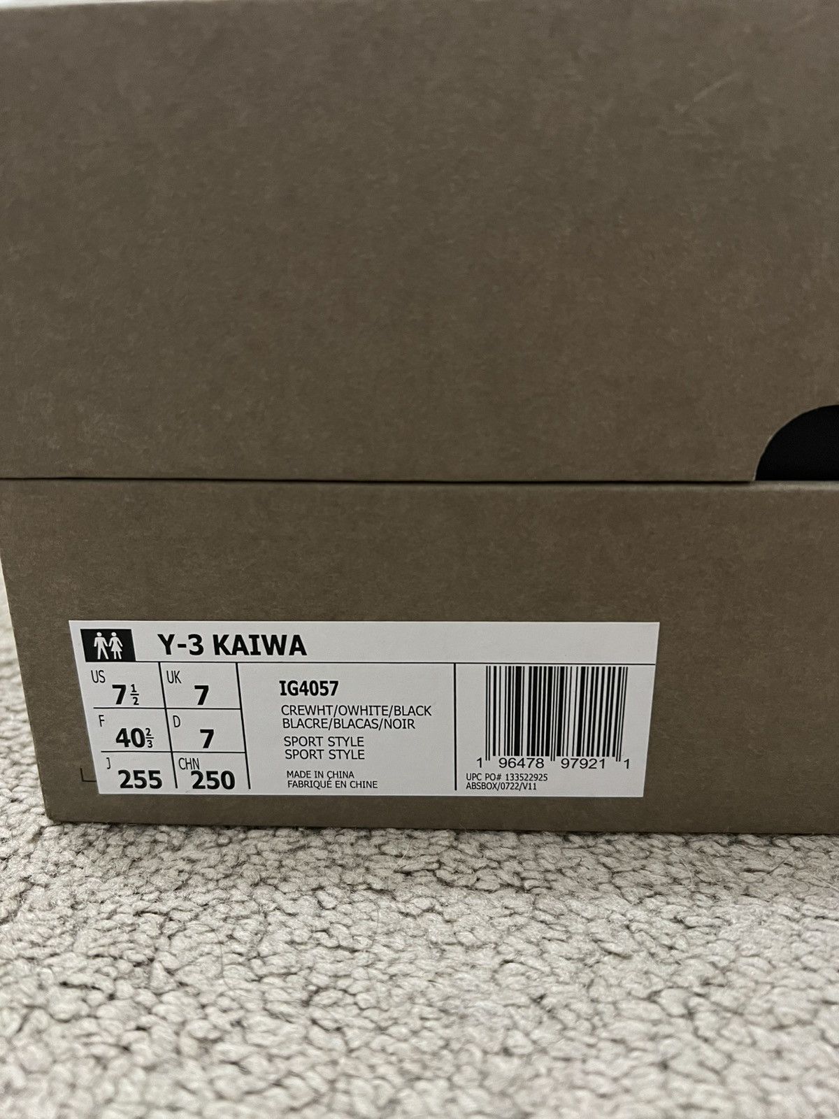 Y-3 Adidas Y-3 Kaiwa Cream White Black Size US 7.5 / EU 40-41 - 10 Thumbnail
