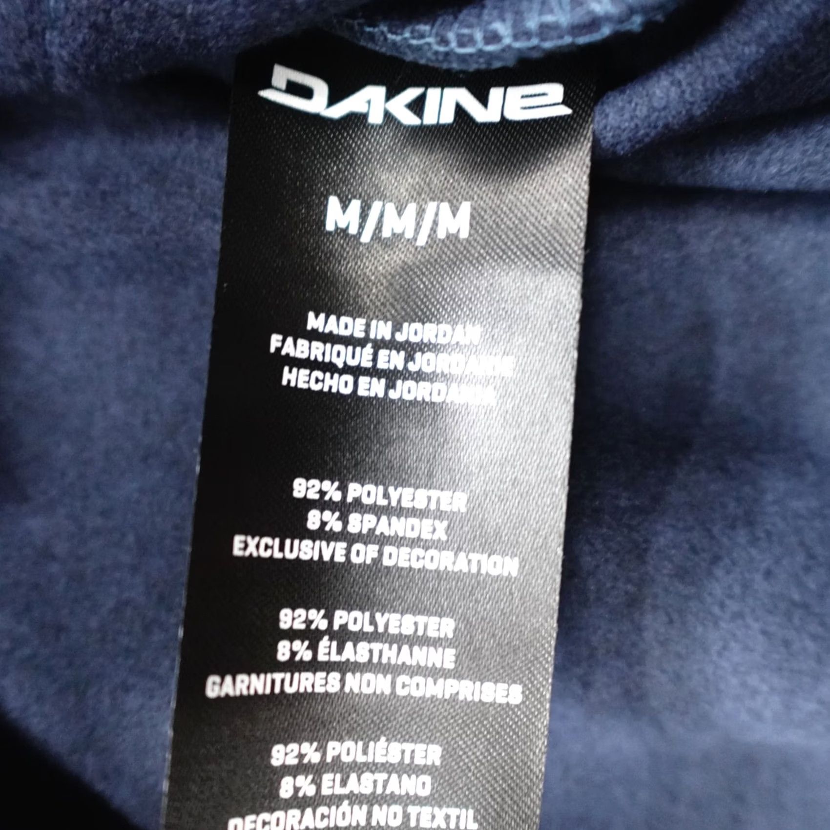Dakine DAKINE 1/4 Zip Fleece Pullover NAVAL ACADEMY BLUE Stretch Men's Size M Shirt, Regular, Logo, Zip, Mock Neck, Long Sleeve, Activewear, Casual, Travel Size US M / EU 48-50 / 2 - 7 Thumbnail